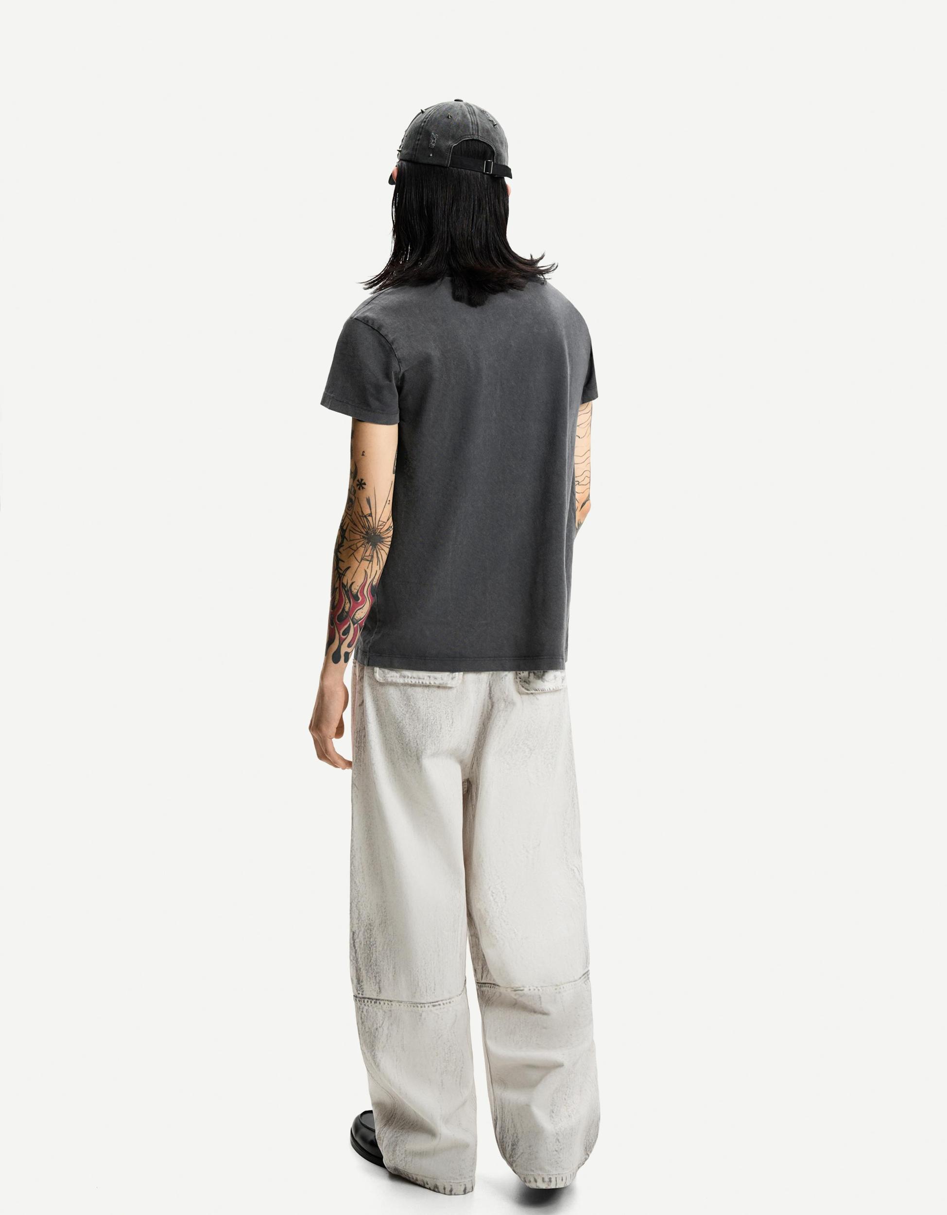 Waxed-finish balloon pants Product Image