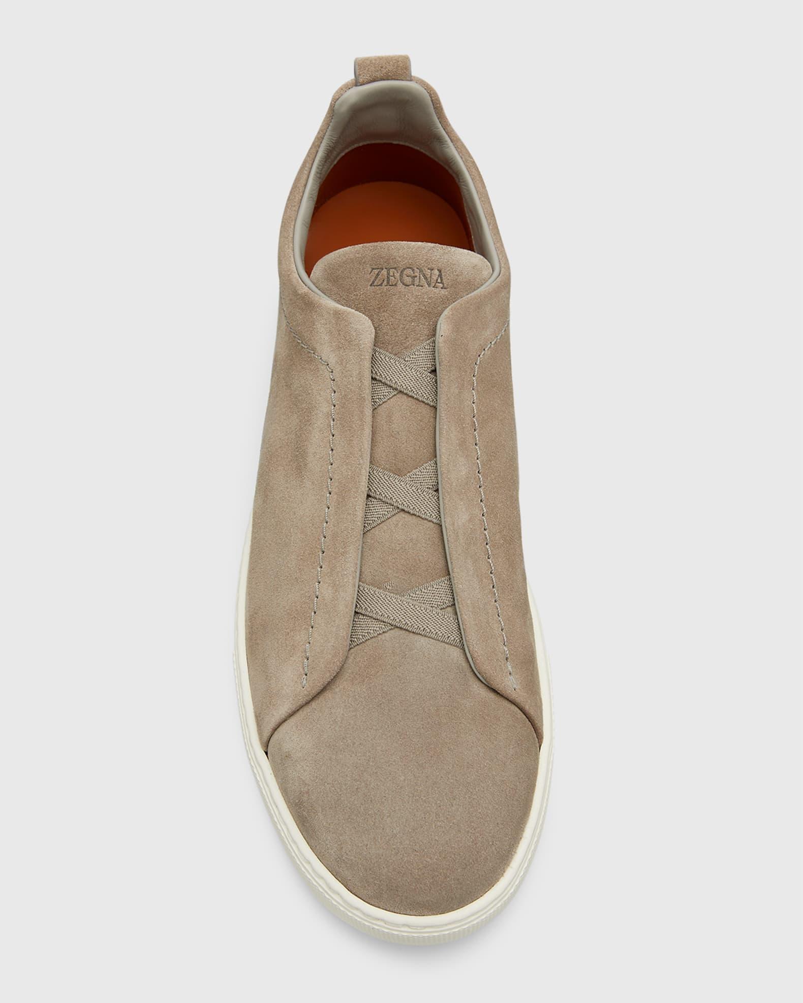 Men's Triple Stitch™ Slip-On Suede Low-Top Sneakers Product Image