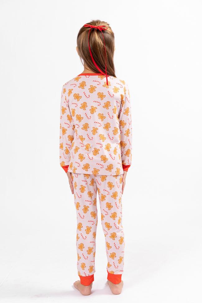 Kid's Under The Stars In Neutral Gingerbread Pajama Set Macy Blackwell X Pink Lily FINAL SALE Product Image
