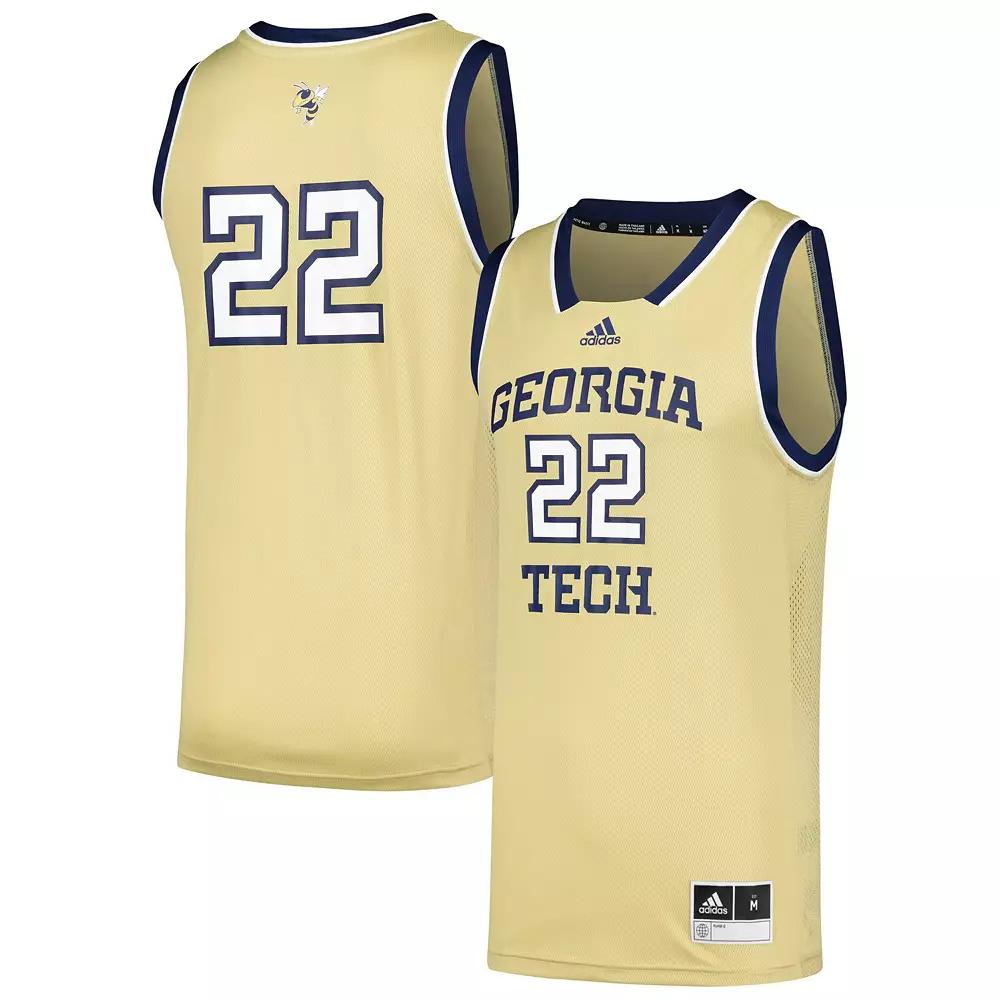 Men's adidas #22 Gold Georgia Tech Yellow Jackets Swingman Jersey,  Product Image