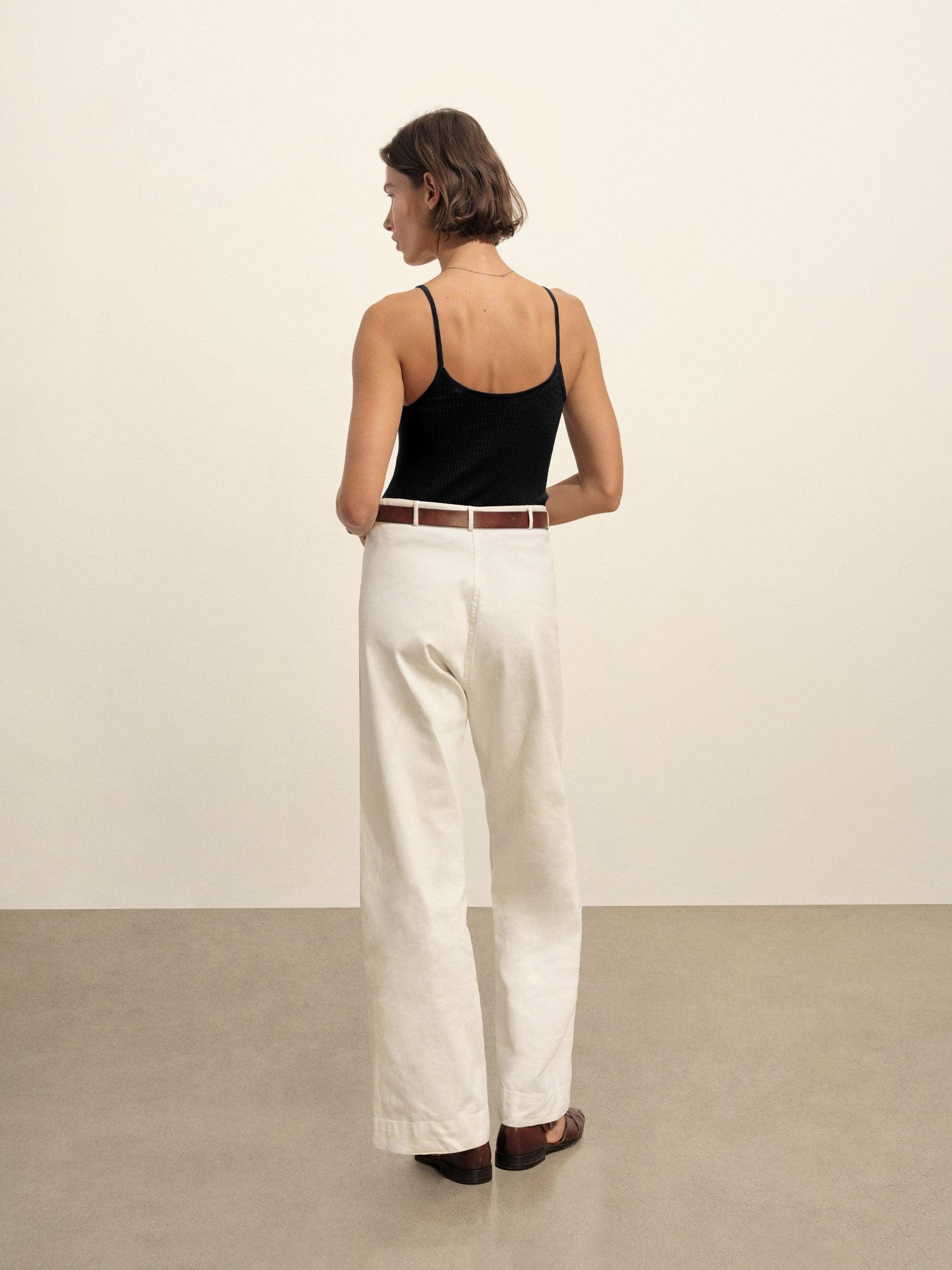 Black Coastal Linen Camisole Product Image