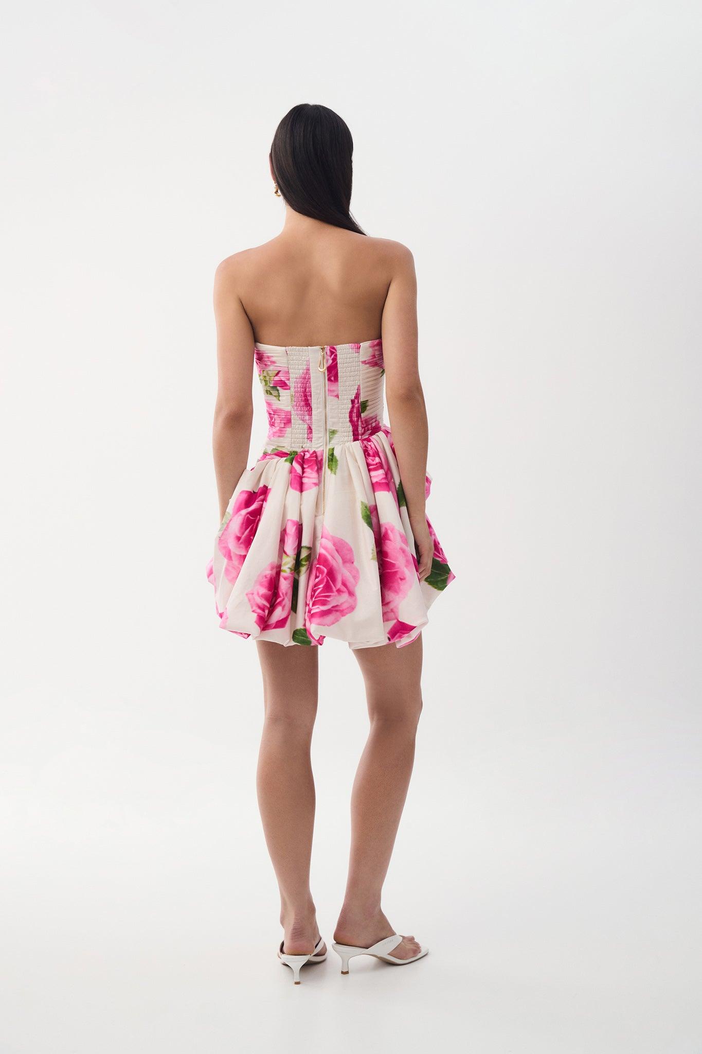 Olea Bubble Hem Mini Dress Product Image