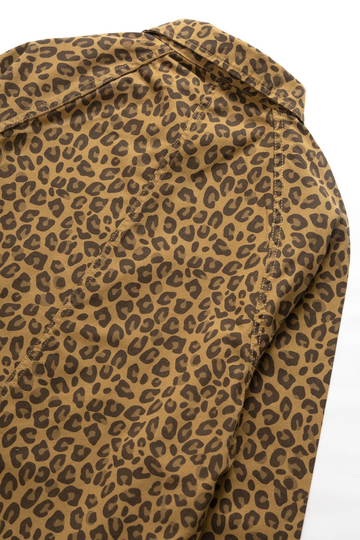 Patterned Front Of House Jacket - Brown Leopard Product Image