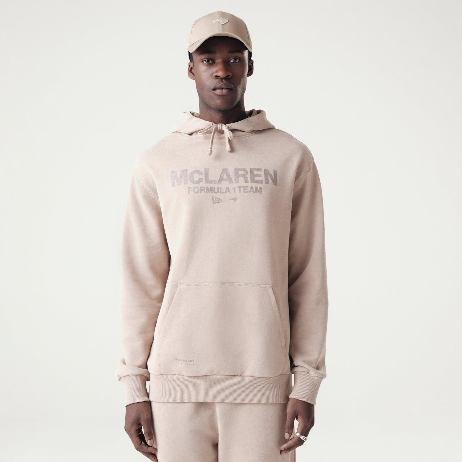 McLaren Formula 1 Team Washed Taupe Hoodie Male Product Image