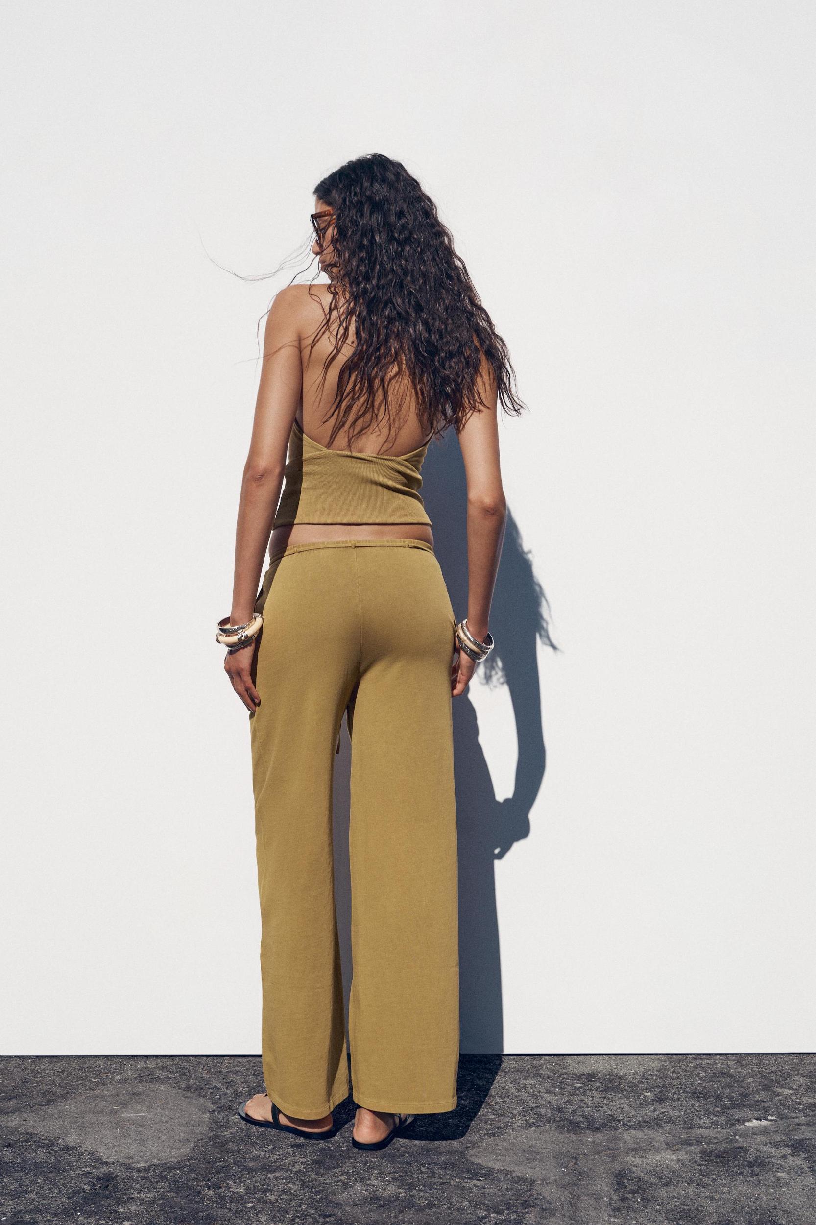 WASHED HEAVY COTTON PANTS Product Image