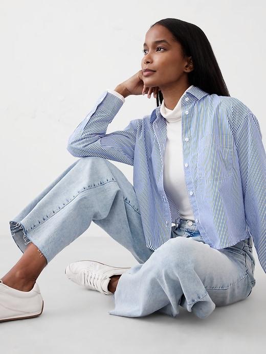 Wide-Leg High-Rise Jean Product Image