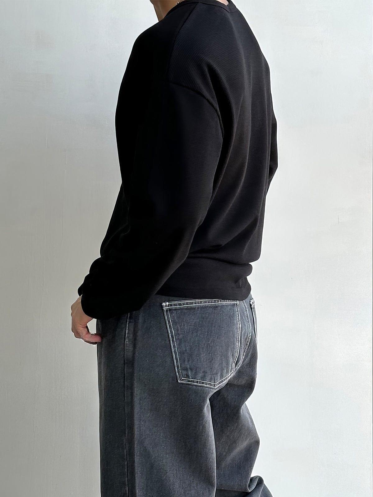 RT No. 12430 WAFFLE KNIT LONGSLEEVE Product Image