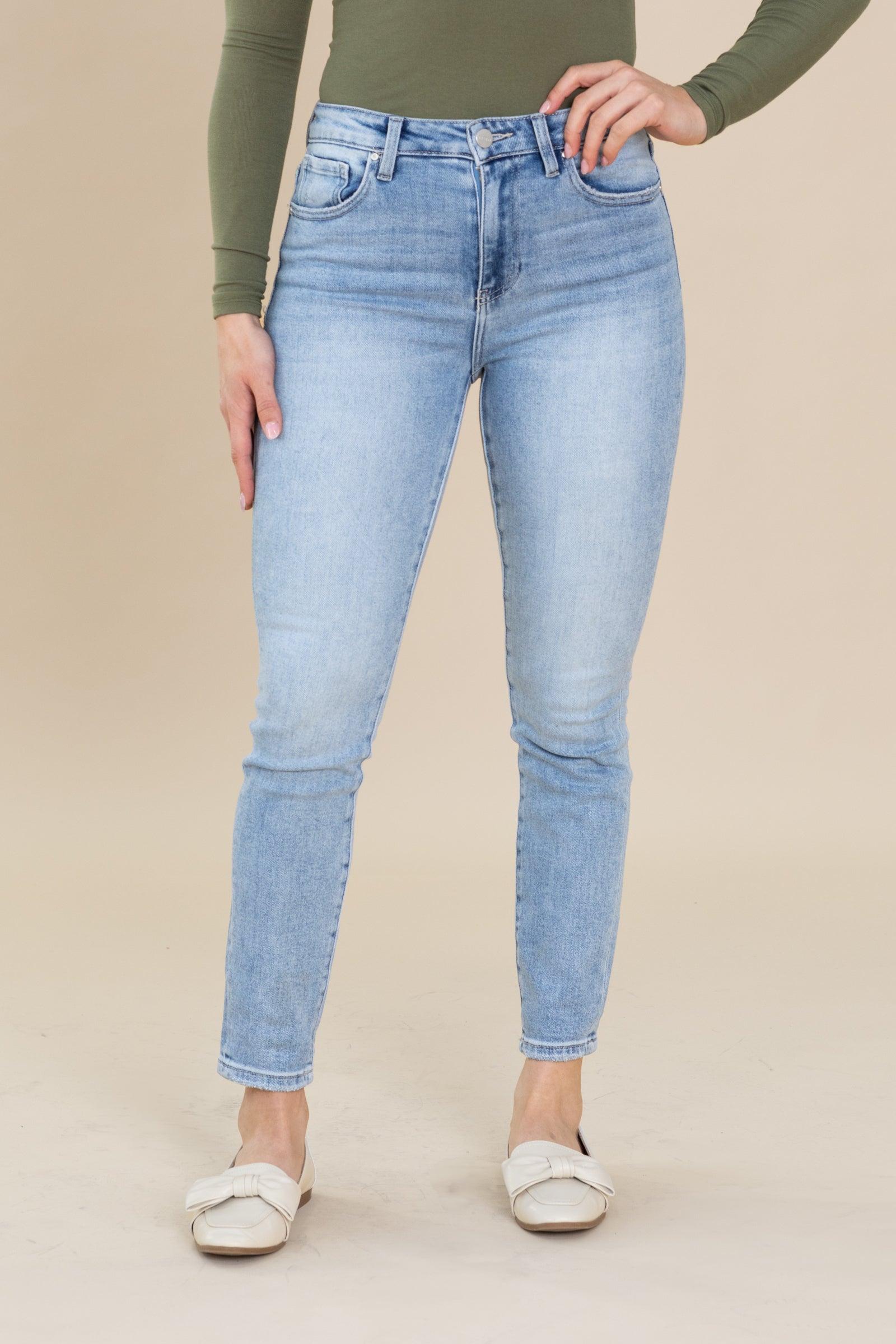 Risen High Rise Basic Skinny Jeans Product Image