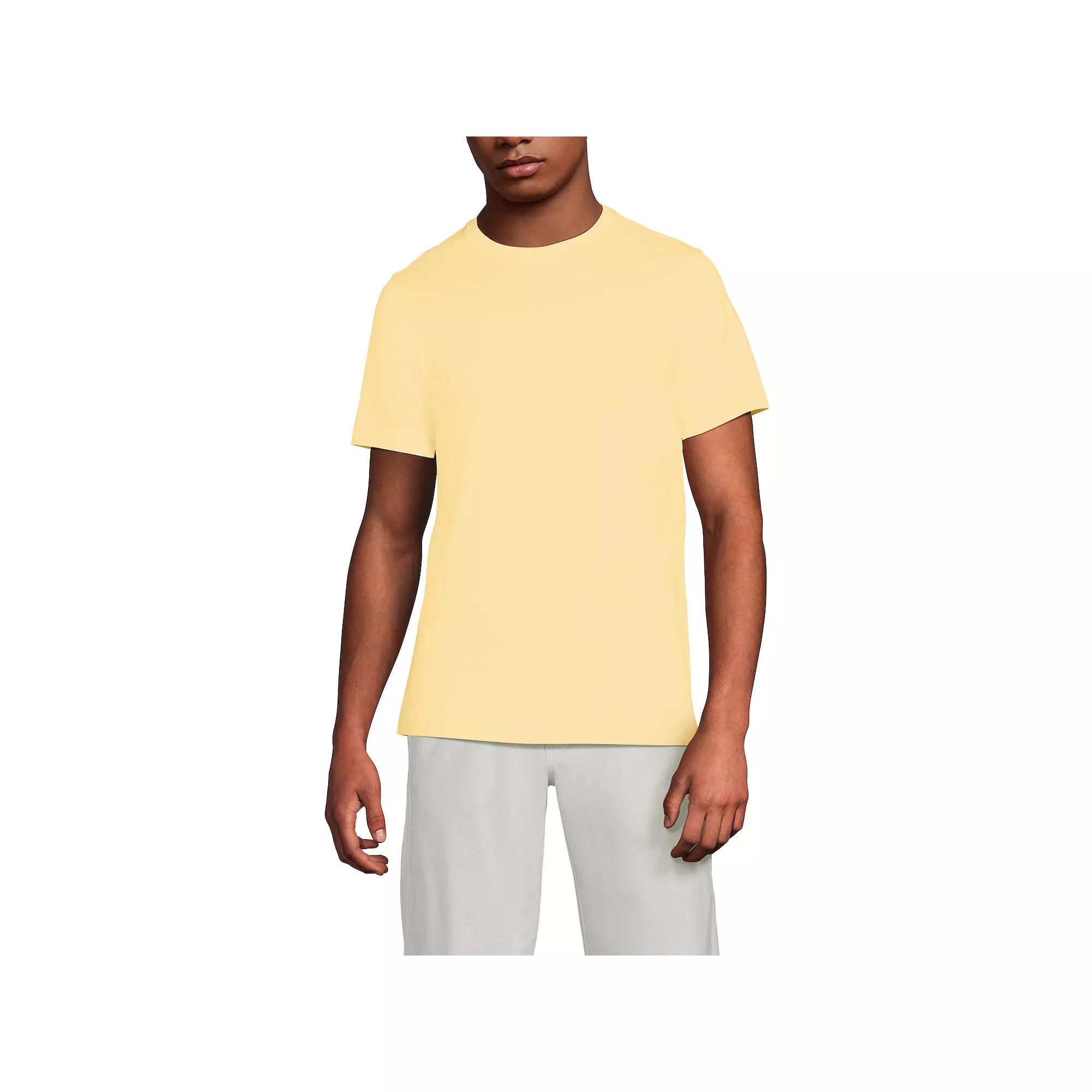 Men's Lands' End Supima Crewneck Tee,  Product Image