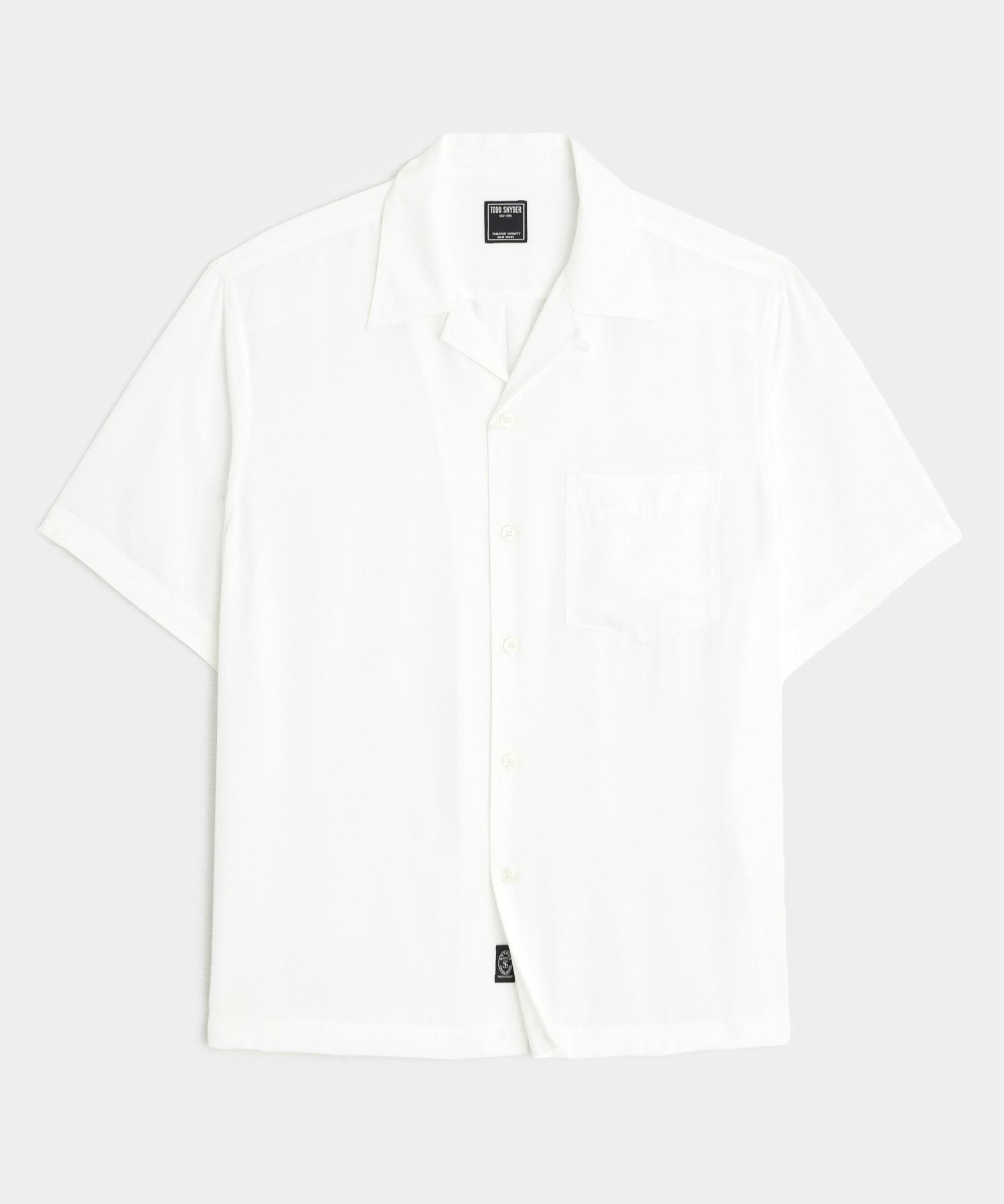 Cropped Rayon Capri Shirt Product Image