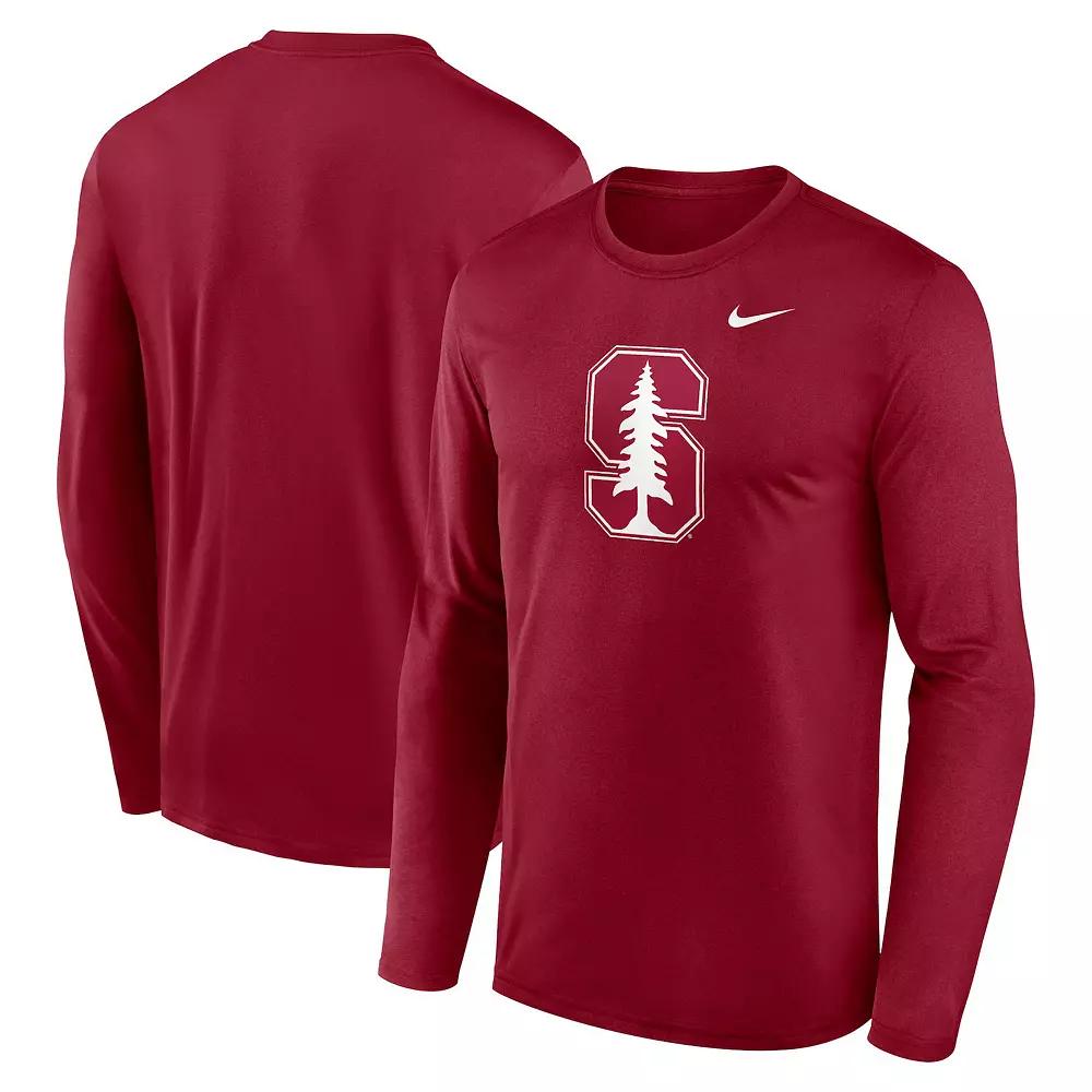Men's Nike Cardinal Stanford Cardinal Primetime Primary Legend Long Sleeve T-Shirt,  Product Image