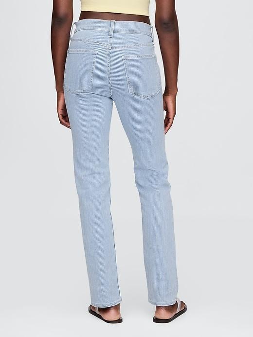High Rise Studded &apos;90s Straight Jeans Product Image