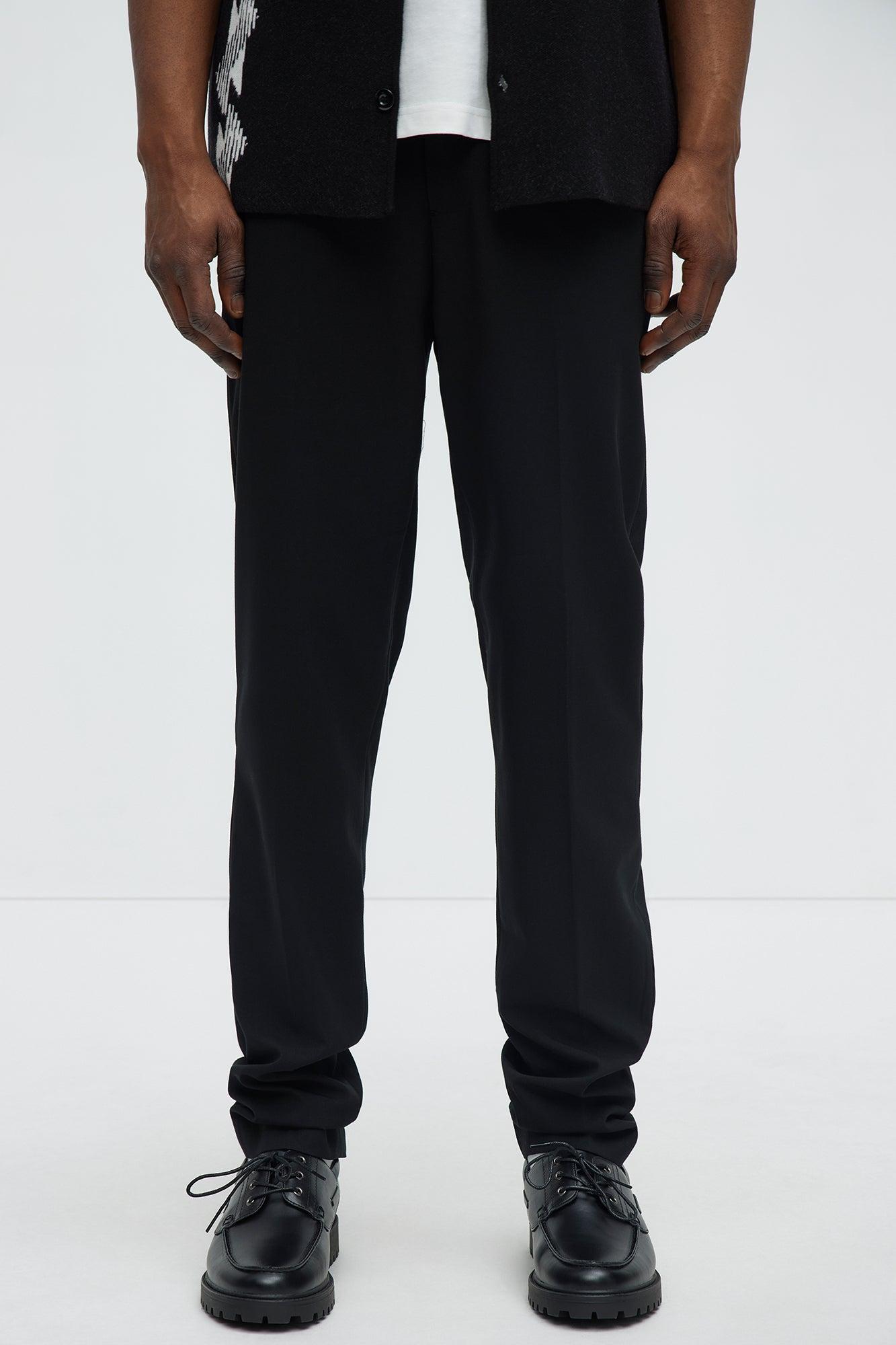 Tall Modern Stretch Slim Trouser - Black Product Image