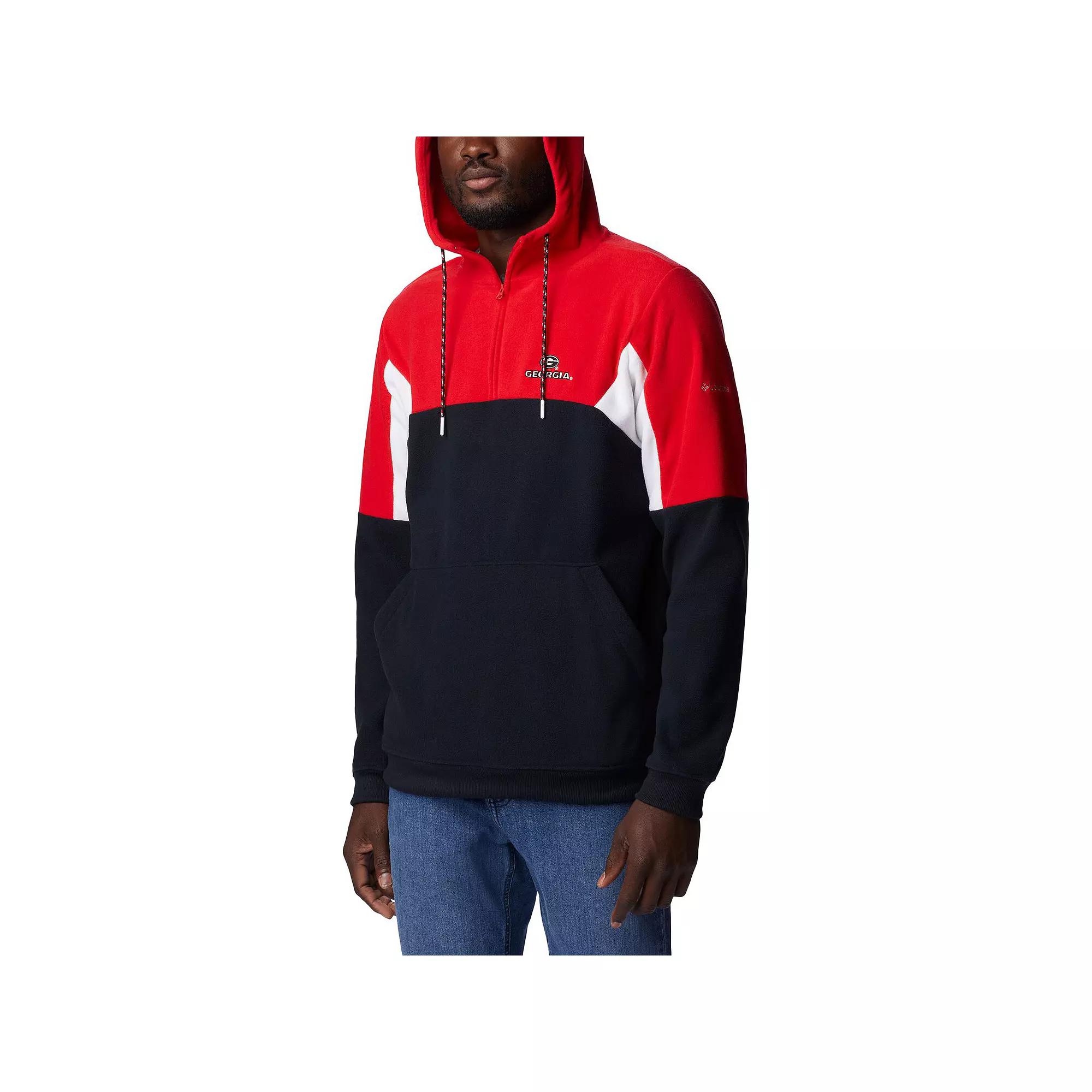 Mens Columbia Georgia Bulldogs Lodge Quarter-Zip Hoodie Product Image