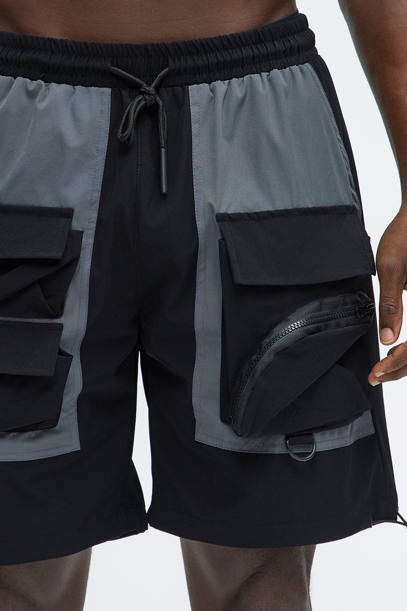 This Way Nylon Utility Short - Black Product Image