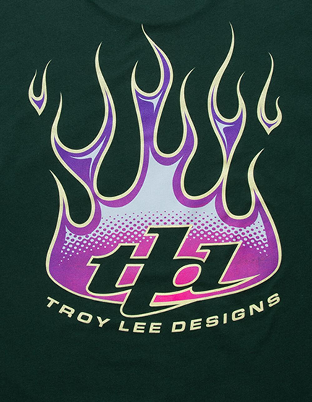 TROY LEE DESIGNS Classic Flames Mens Tee - FOREST Product Image