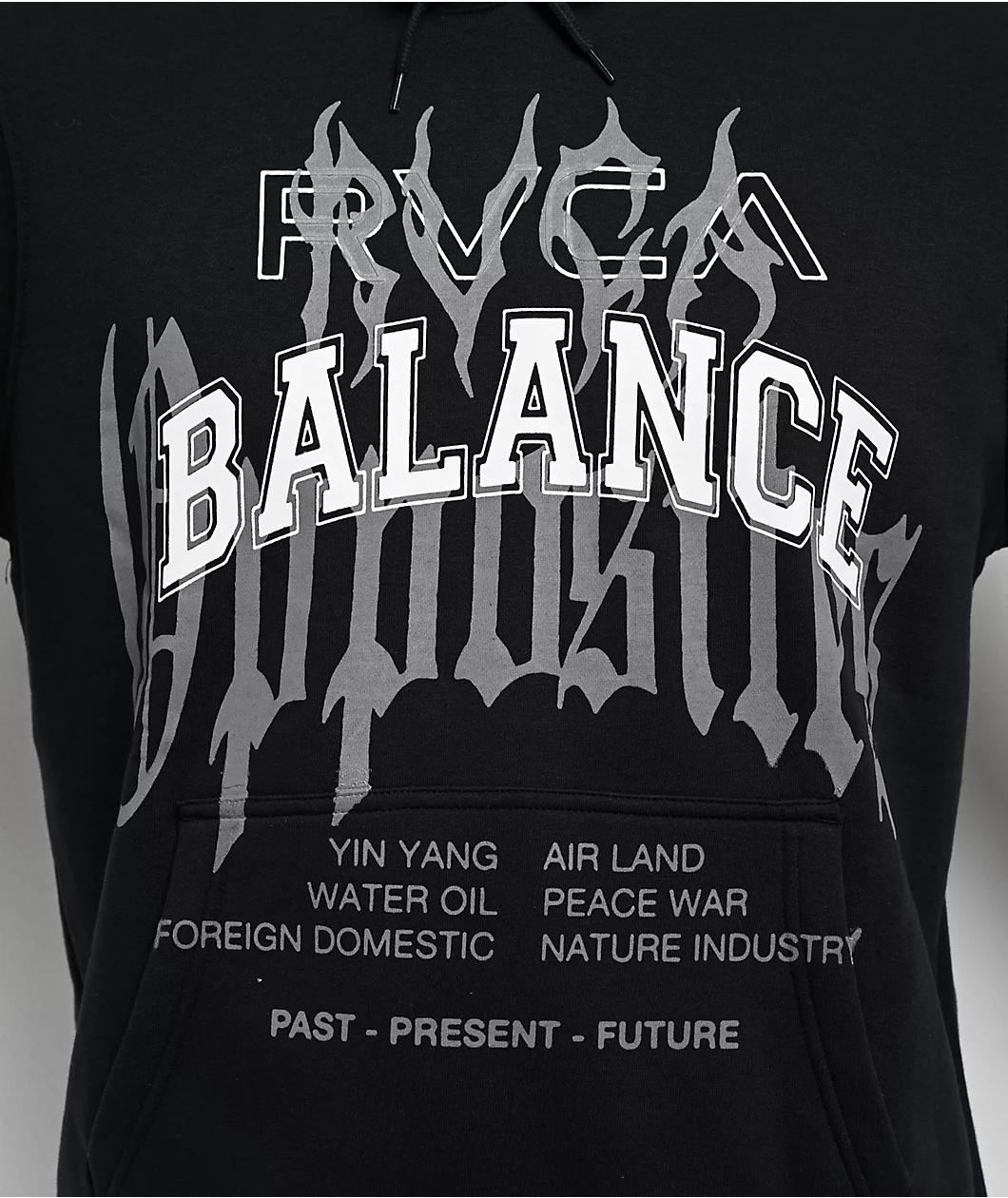 RVCA Metalurgy Black Hoodie Product Image