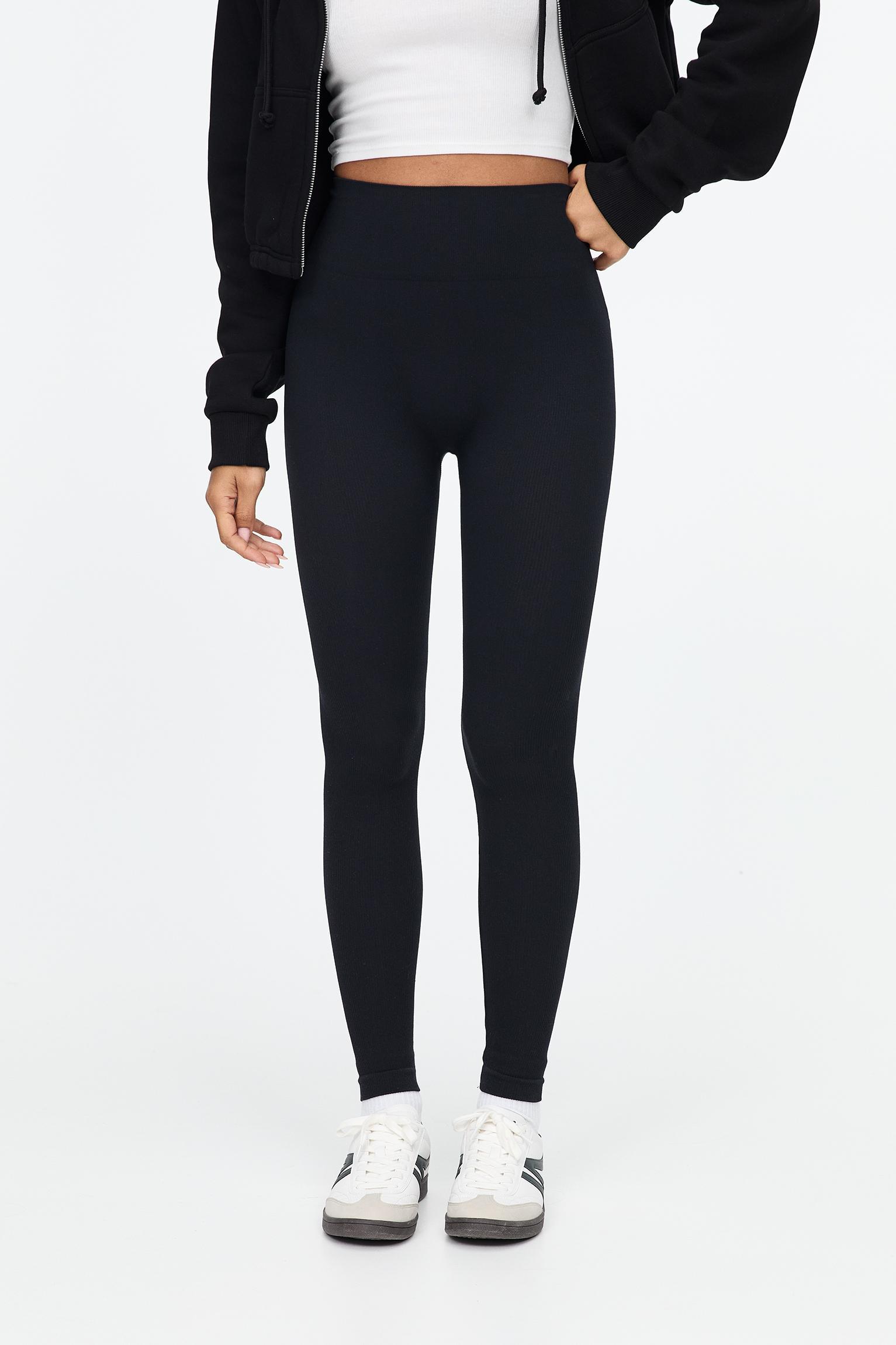 Seamless ribbed leggings Product Image