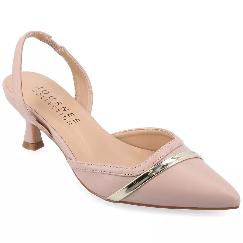 Journee Nellia Women's Slingback Pumps,  Product Image