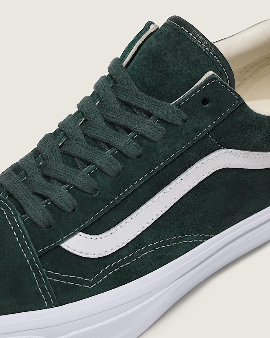 Premium Old Skool Suede Shoe in Scarab Green| Vans US Product Image