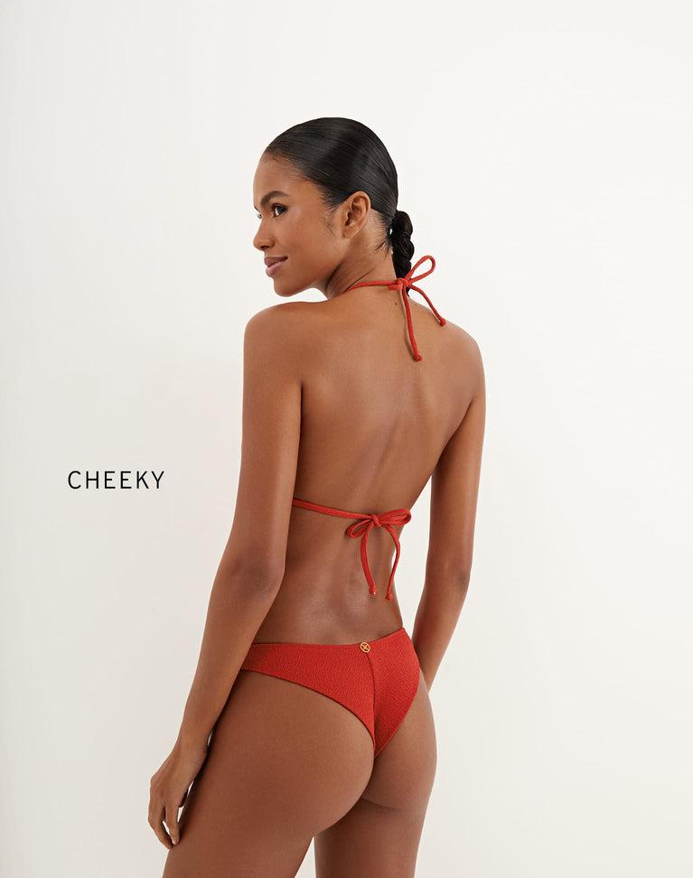 Eyelet Naya Tri Top - Ruby Product Image