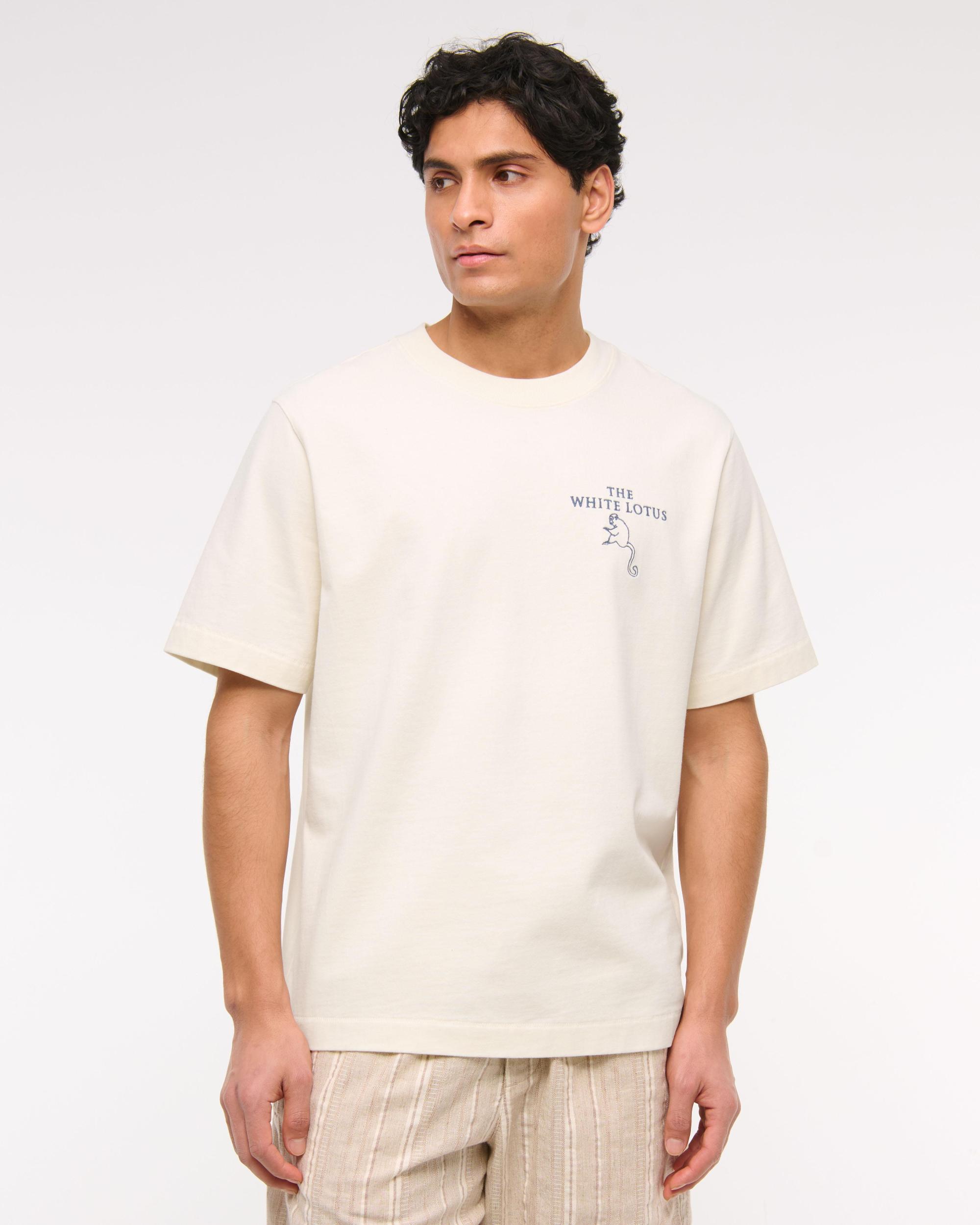 Premium Heavyweight The White Lotus Graphic Tee Product Image