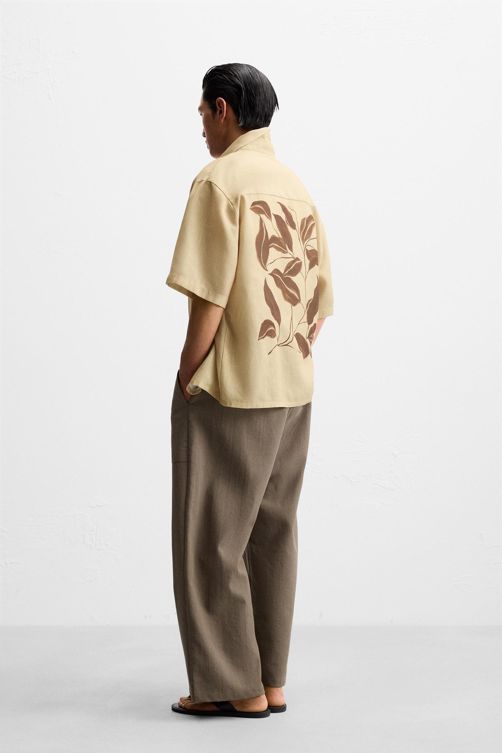 CONTRAST PRINT SHIRT Product Image