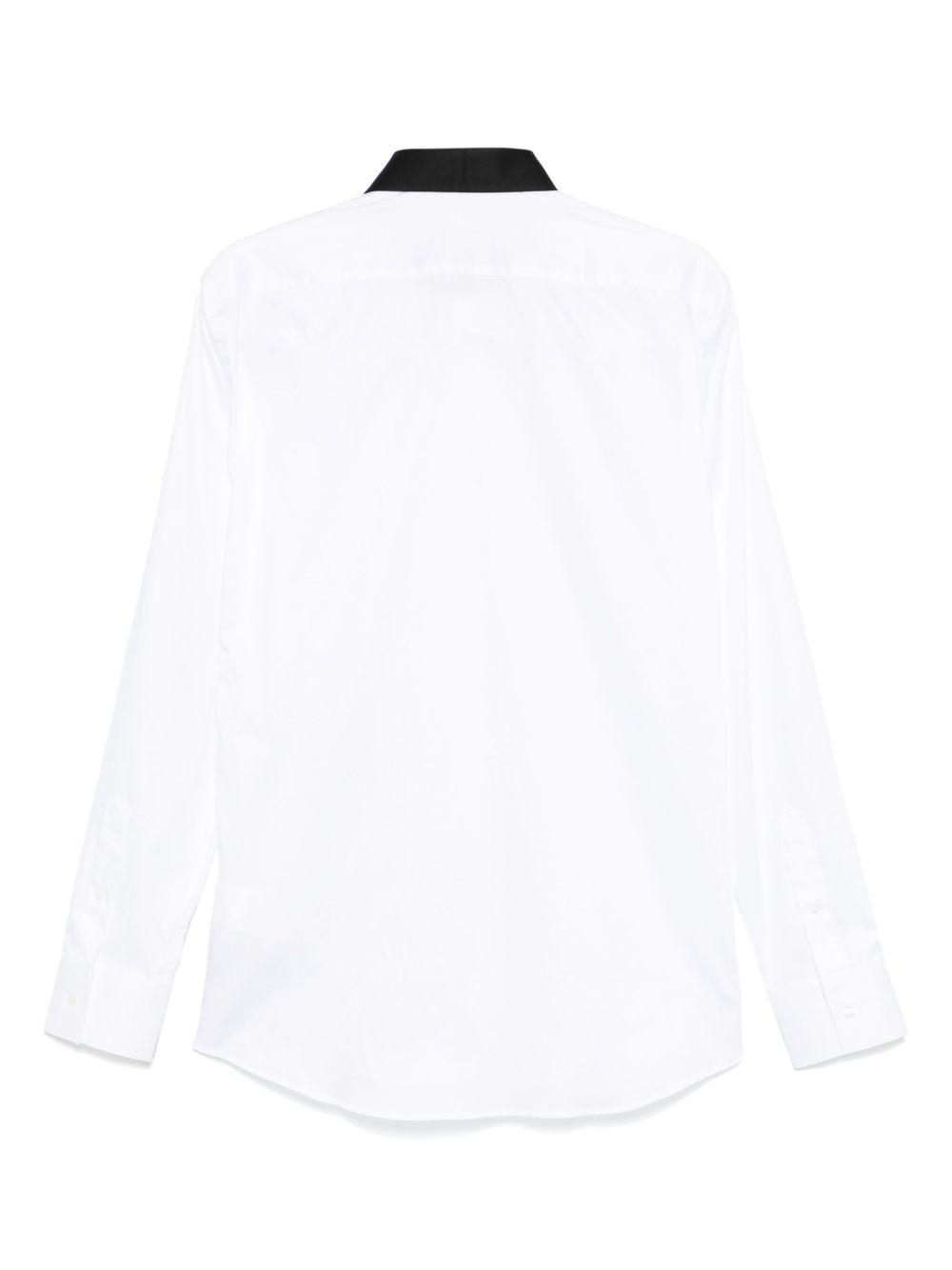 contrast-collar shirt Product Image