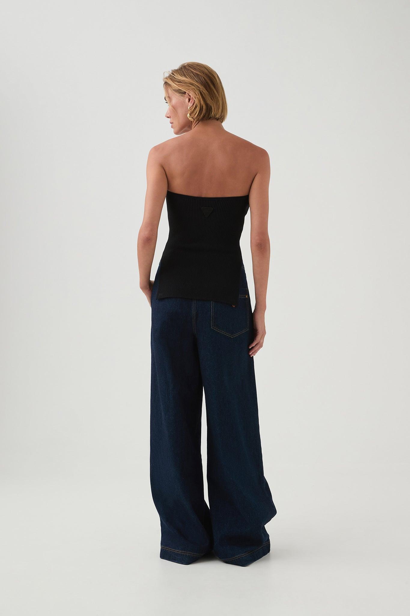 Deia Strapless Knit Top Product Image