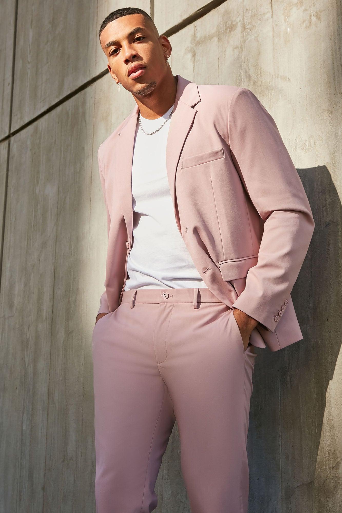 The Modern Stretch Suit Jacket - Mauve Product Image