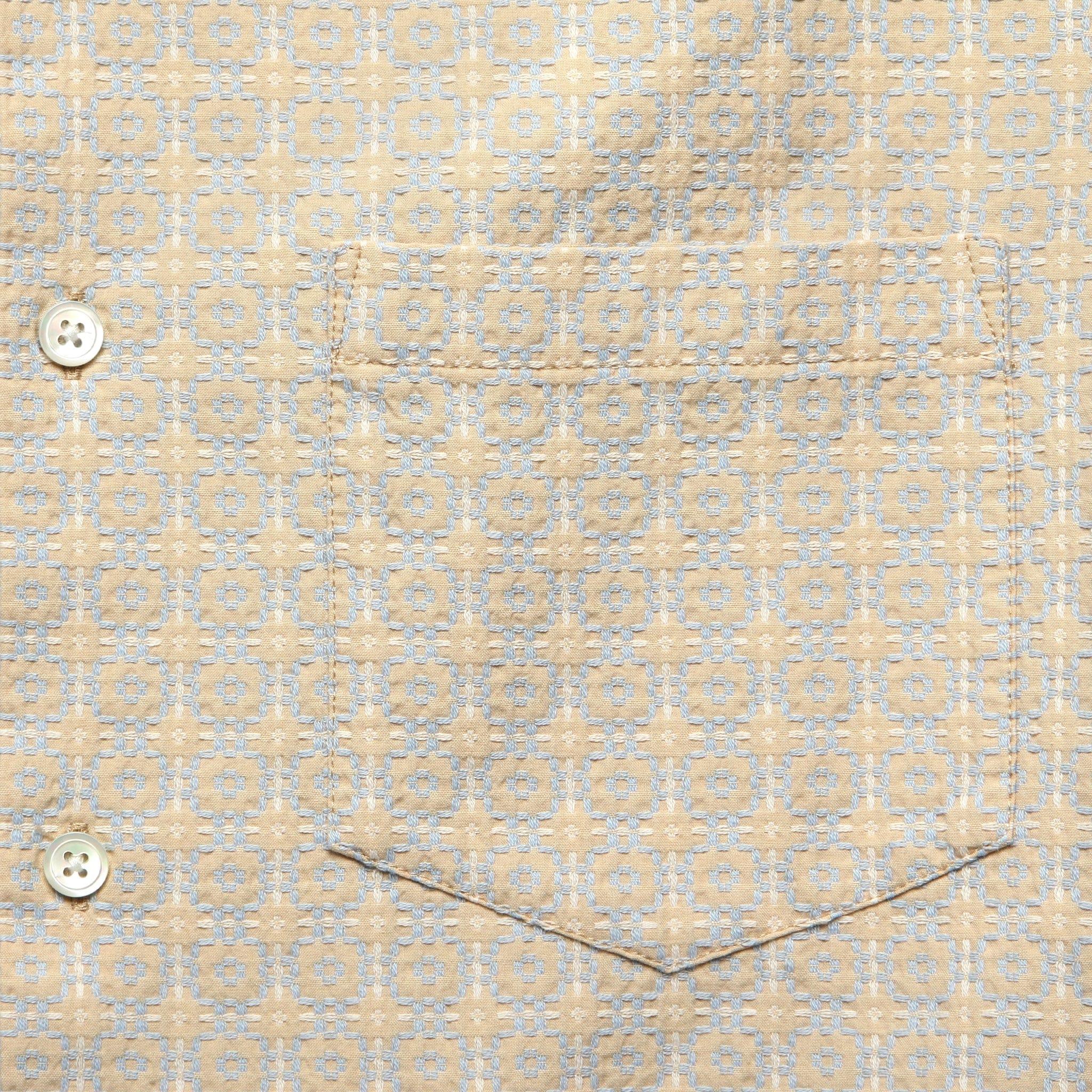 Tile Camp Shirt - Beige Product Image