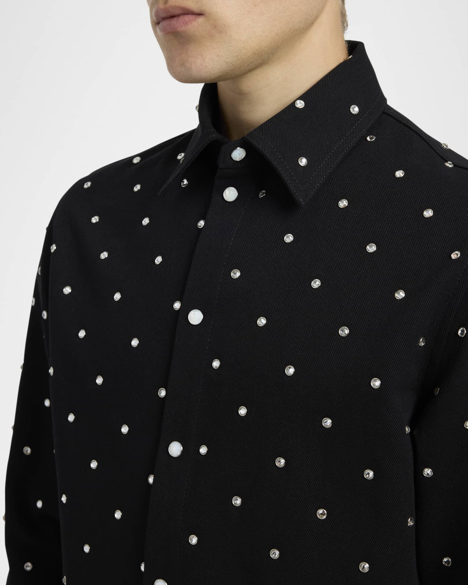 Men's Starry Sky Denim Shirt Product Image