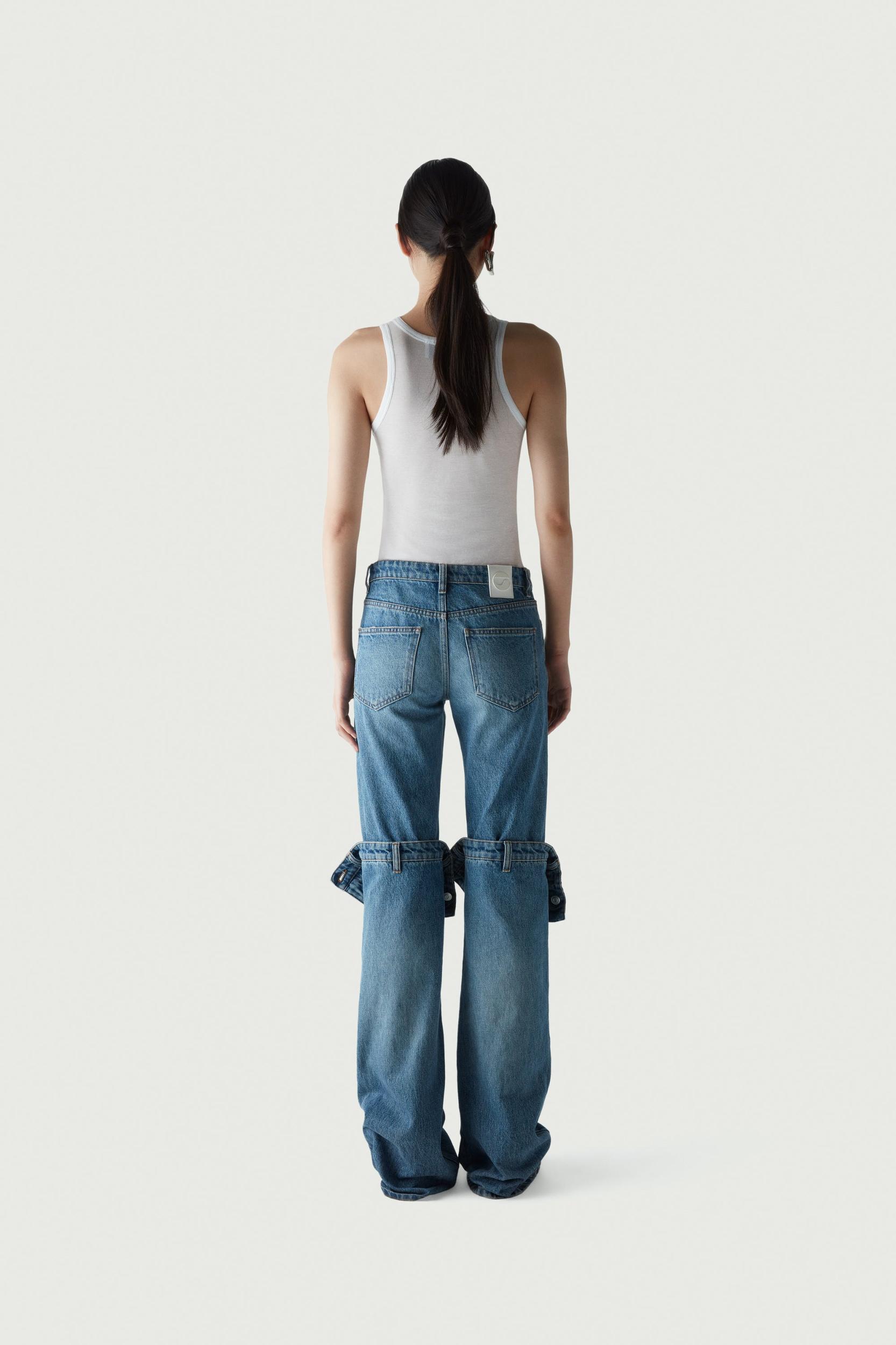 Open Knee Jeans Product Image
