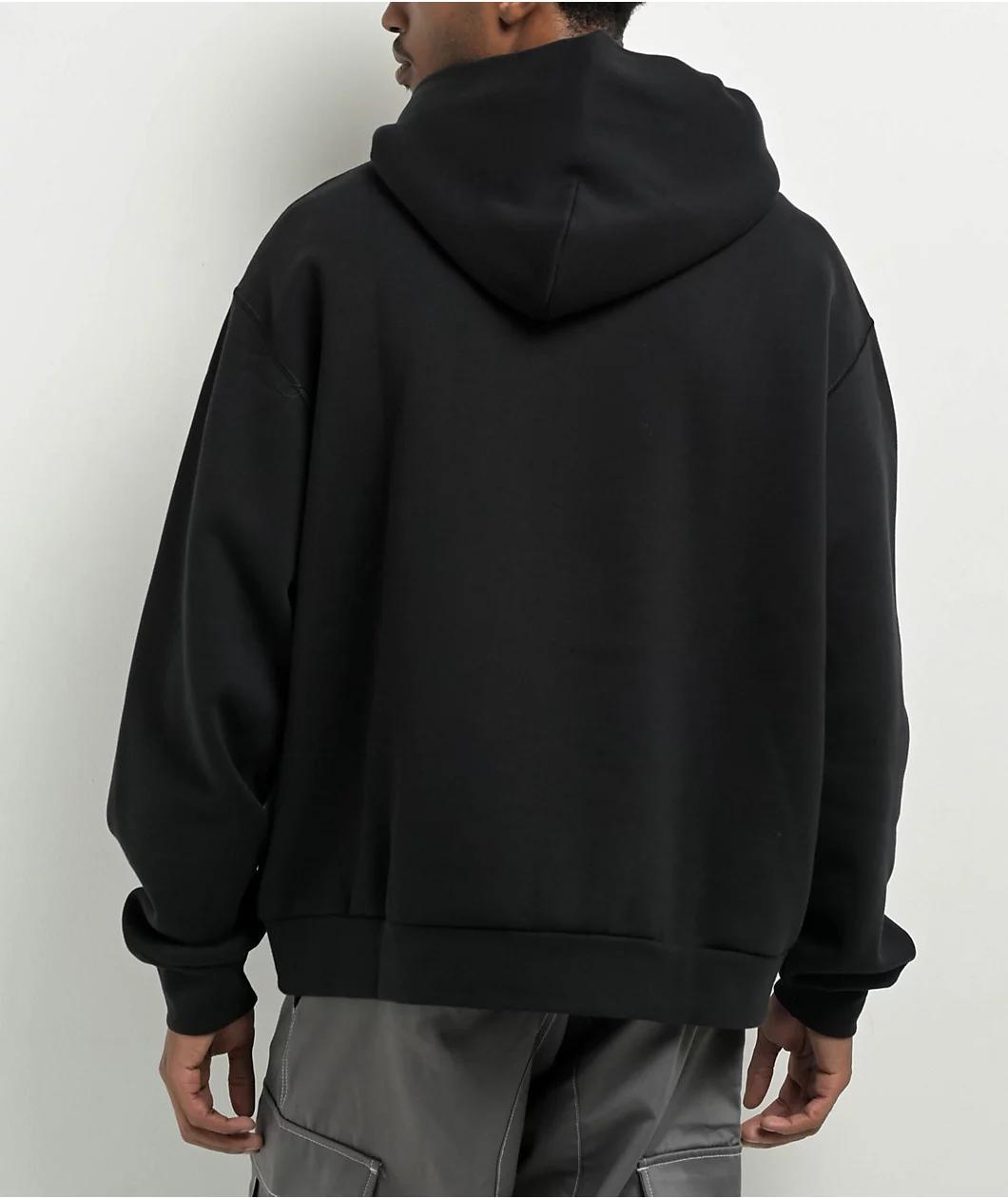 Nike SB Fleece Black Hoodie Product Image