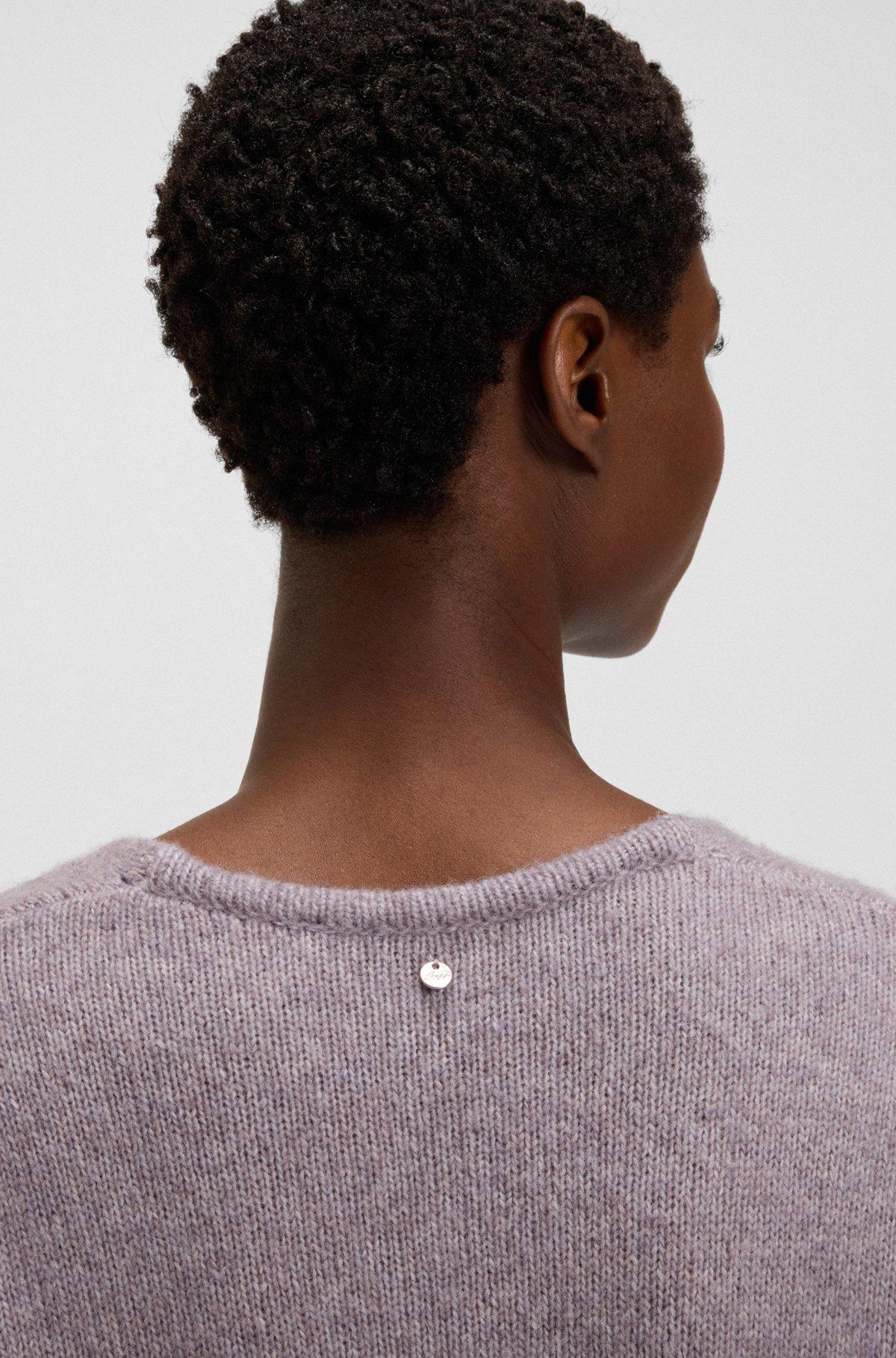 V-neck sweater in Italian yarn Product Image