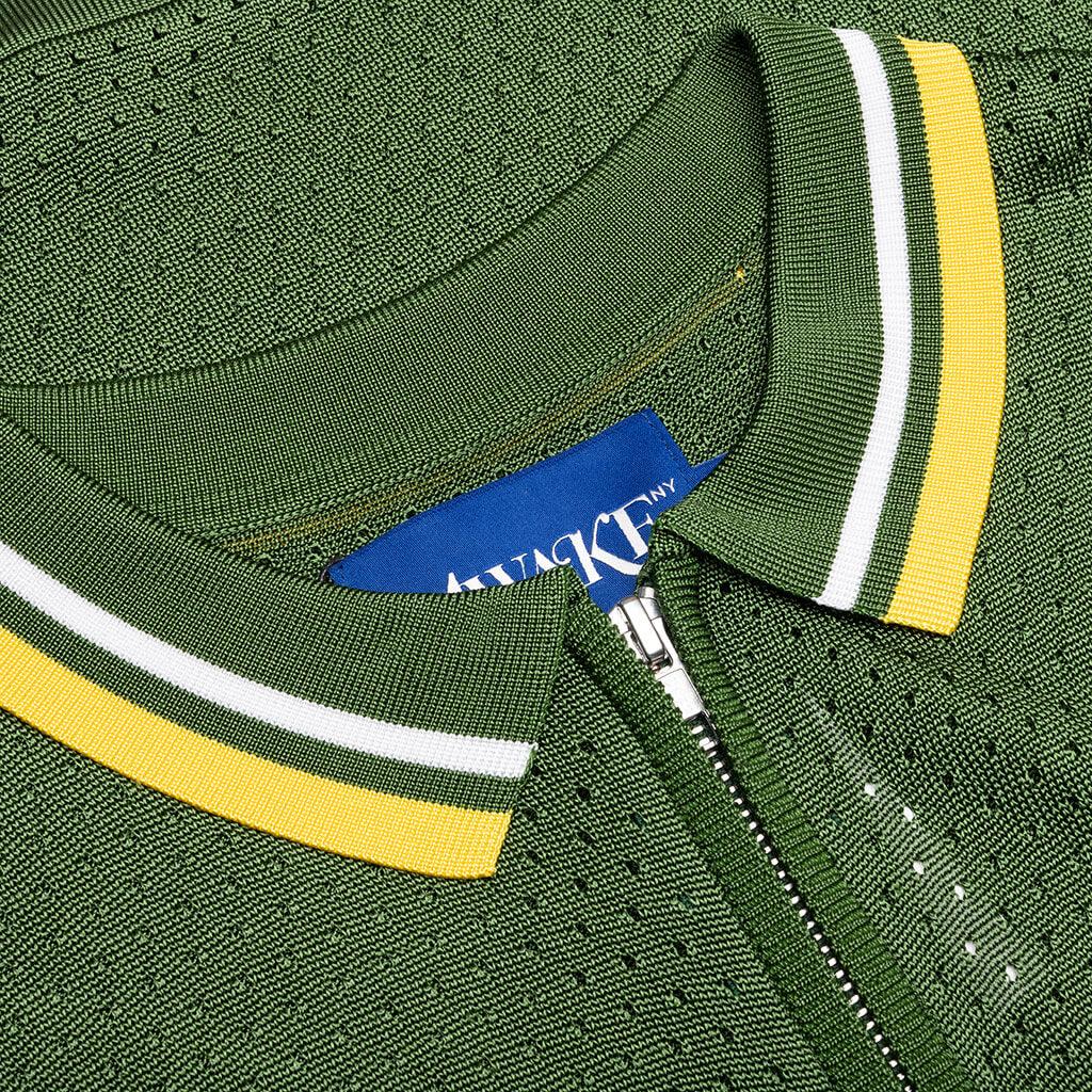 Mesh Polo - Green Male Product Image