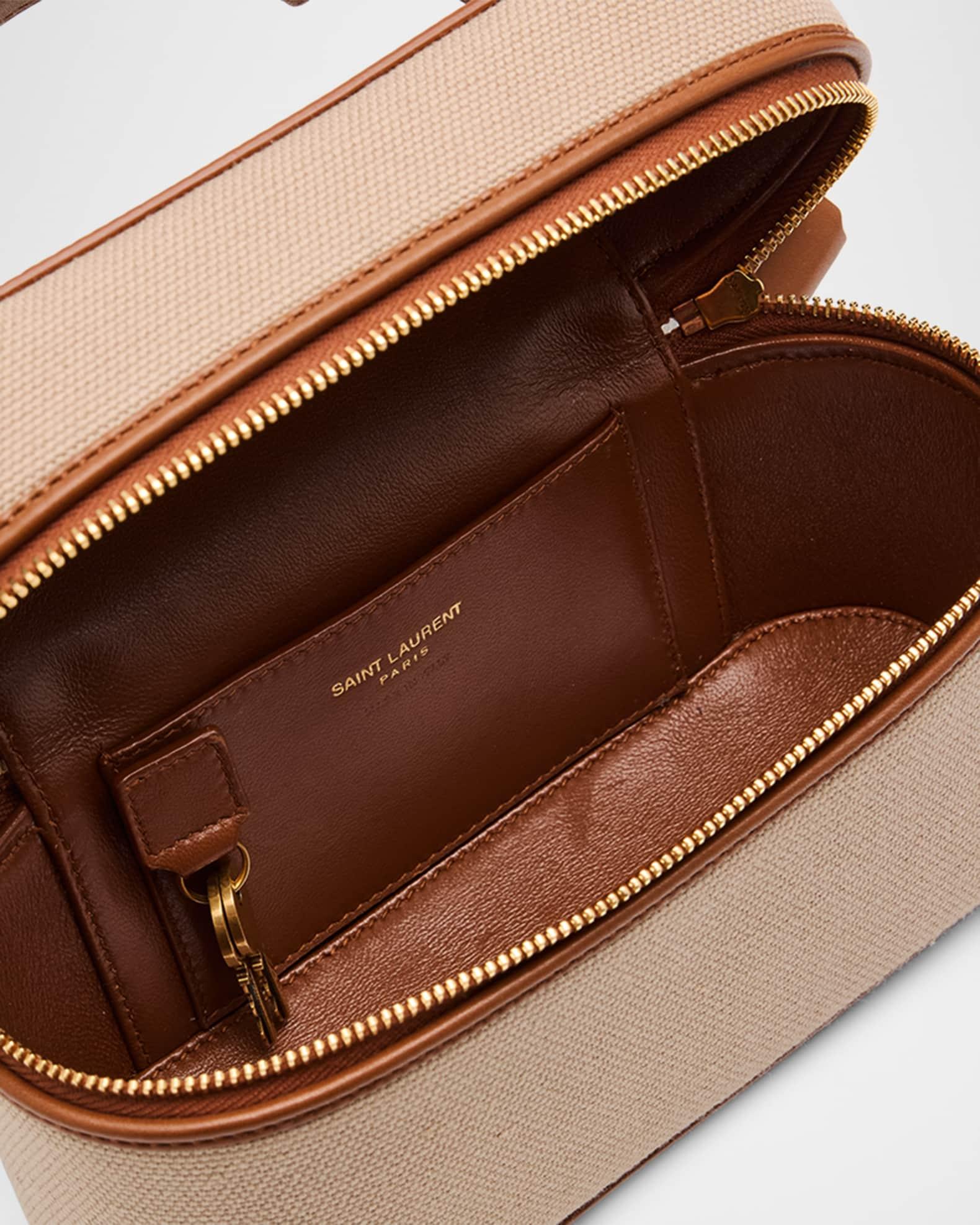 Vanity Crossbody Bag in Canvas and Leather  Product Image