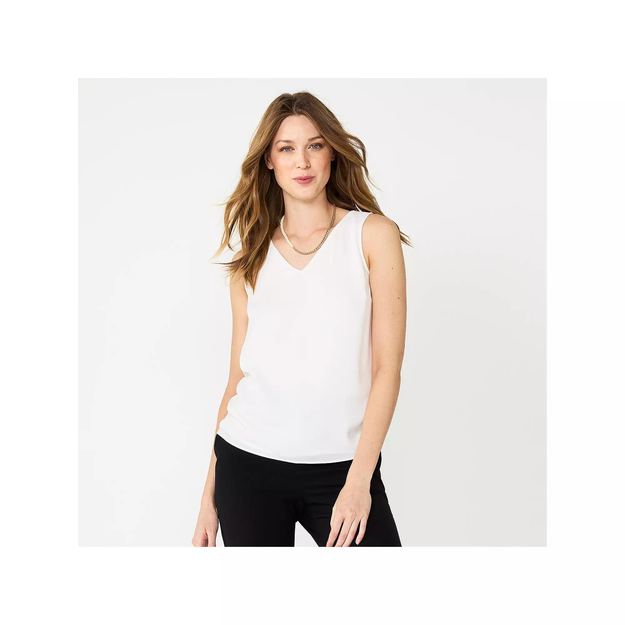Women's Nine West V-Neck Tank Top,  Product Image