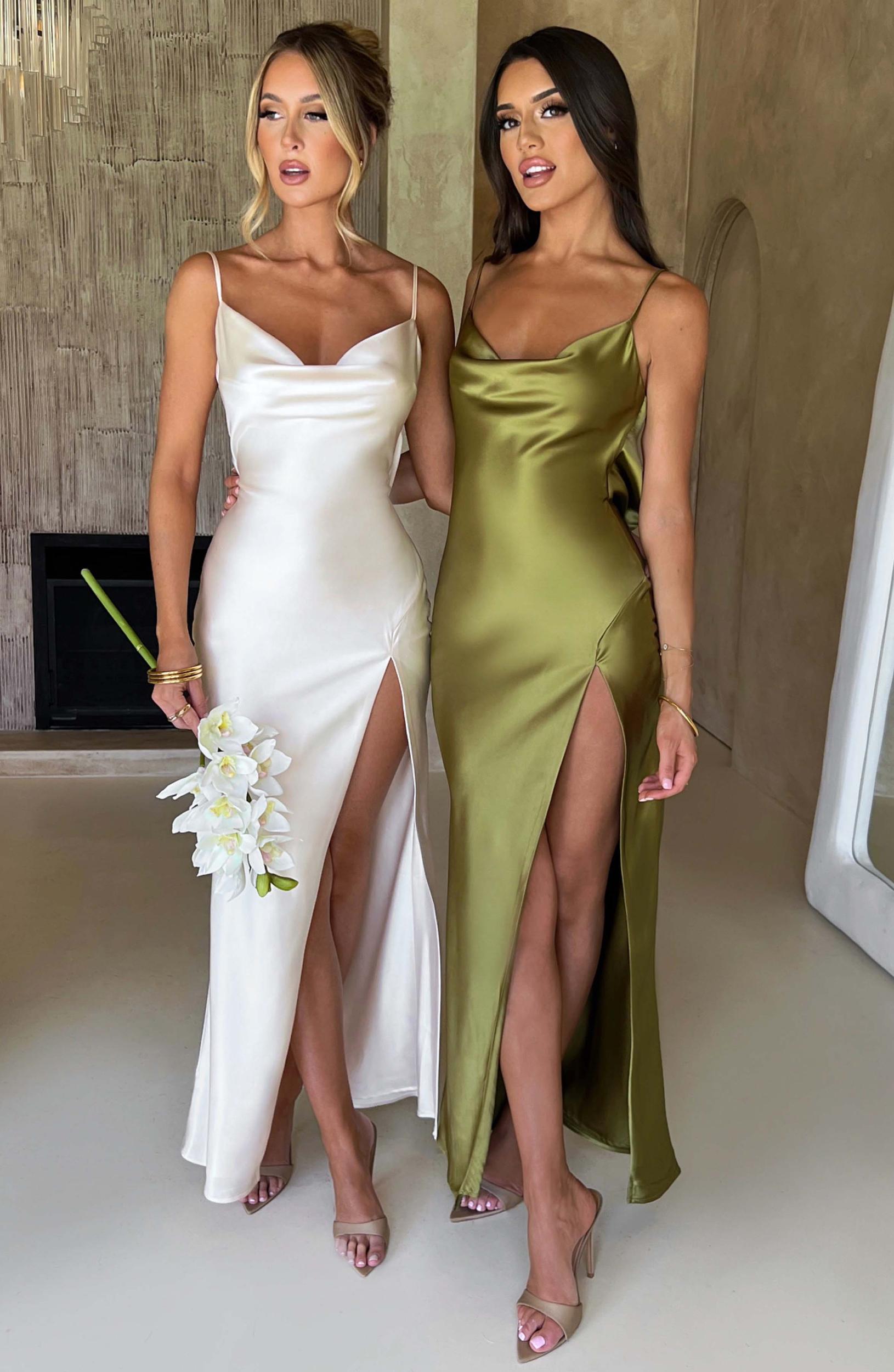 Celestina Maxi Dress - Khaki Product Image