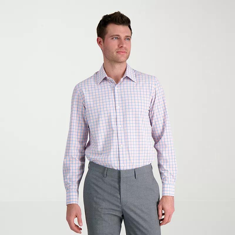 Men's Haggar® Smart Wash® Slim Fit Patterned Dress Shirt,  Product Image