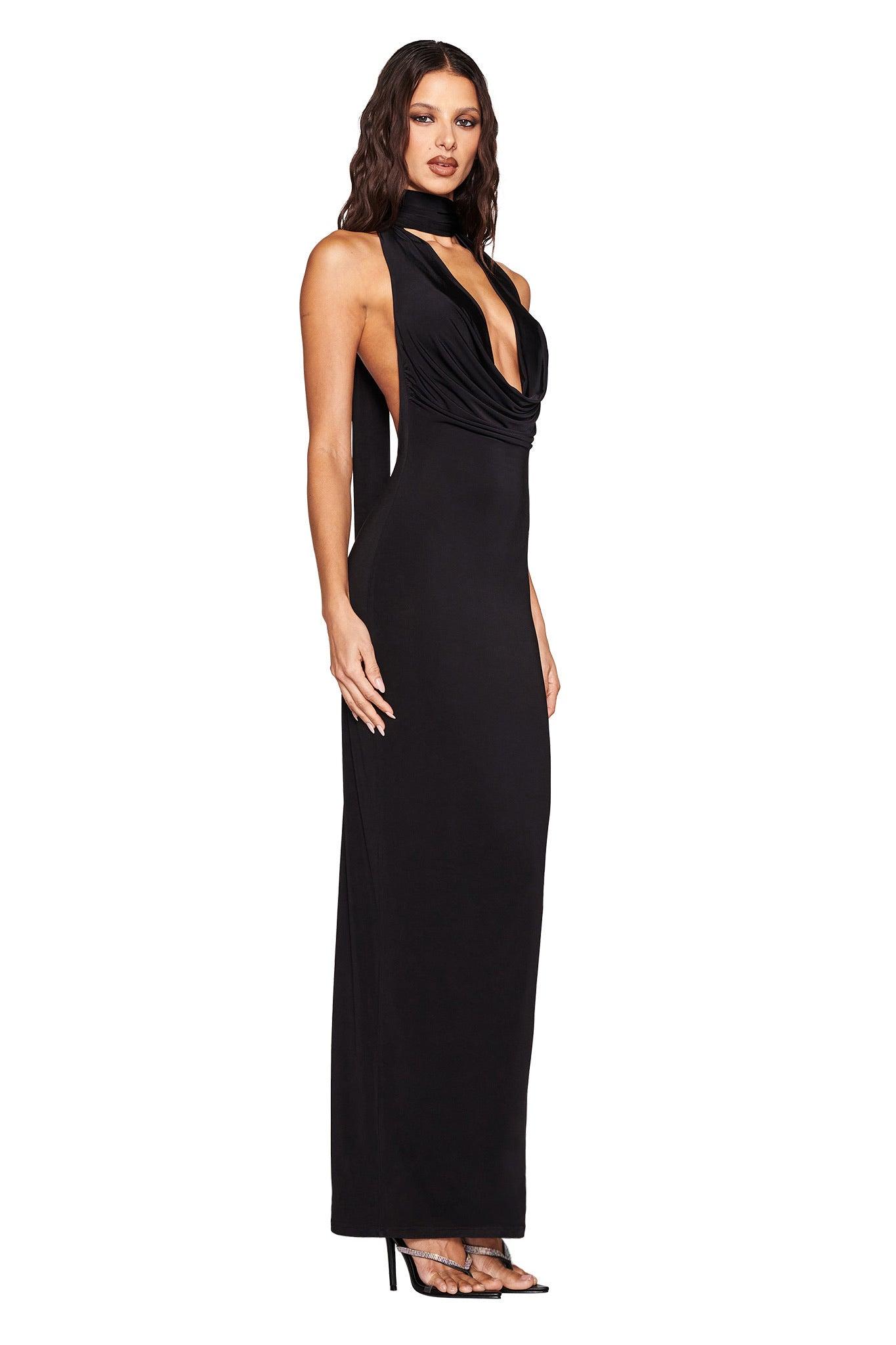 MILANI MAXI DRESS - BLACK Product Image