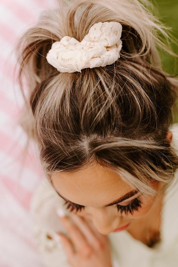 Picnic Please Lace Scrunchie Product Image