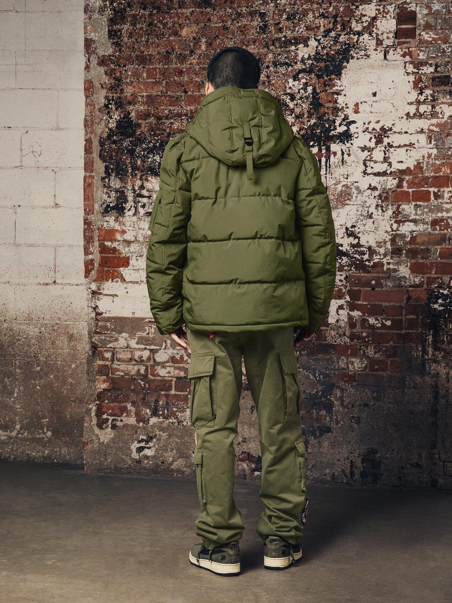 HOODED PUFFER JACKET (SEASONAL) Male Product Image