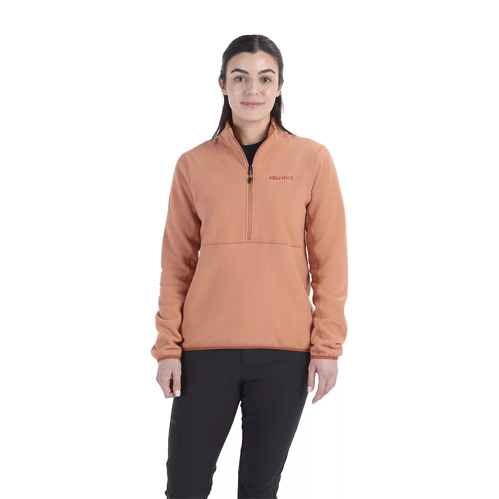 Women's Marmot Rocklin Half-Zip Pullover, Size: Small, Sunburn Product Image