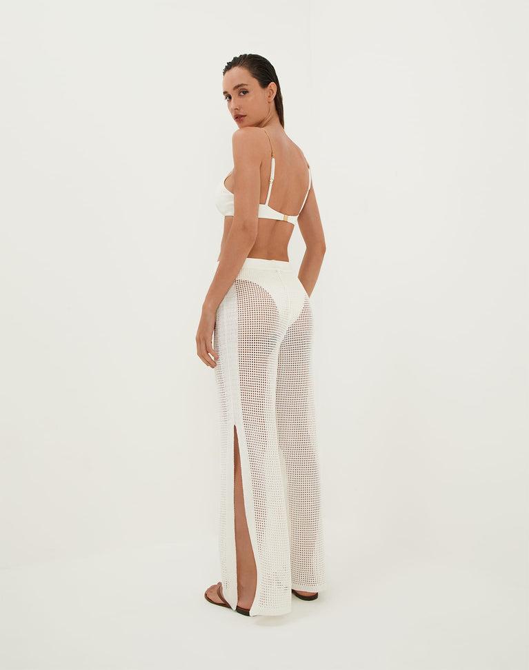 Knit Valerie Pants - Off White Product Image