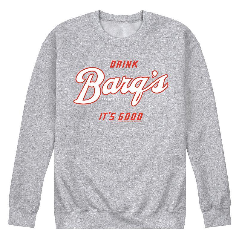 Mens Drink Barqs Its Good Graphic Fleece Grey Gray Product Image