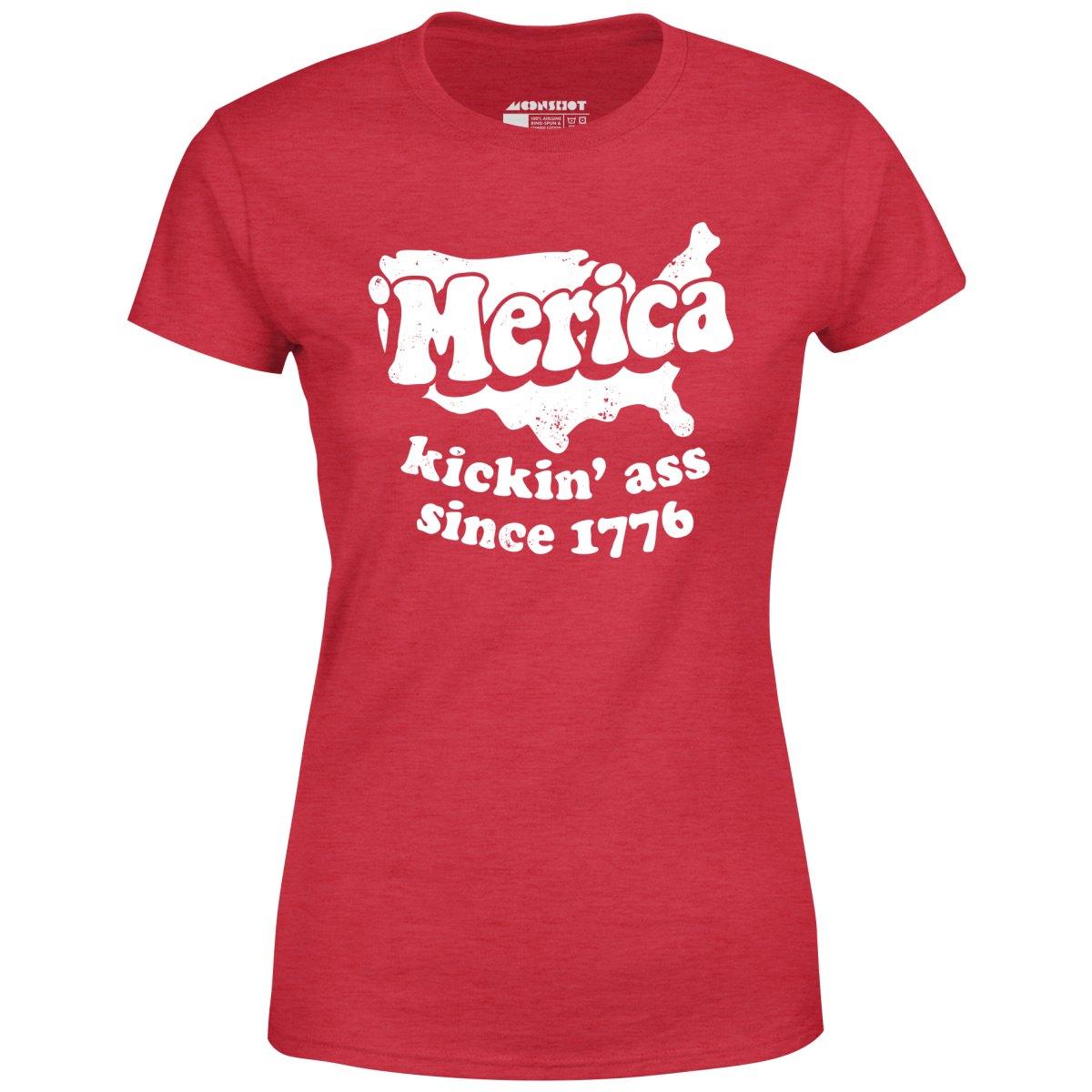 'Merica Kickin' Ass Since 1776 - Women's T-Shirt Female Product Image