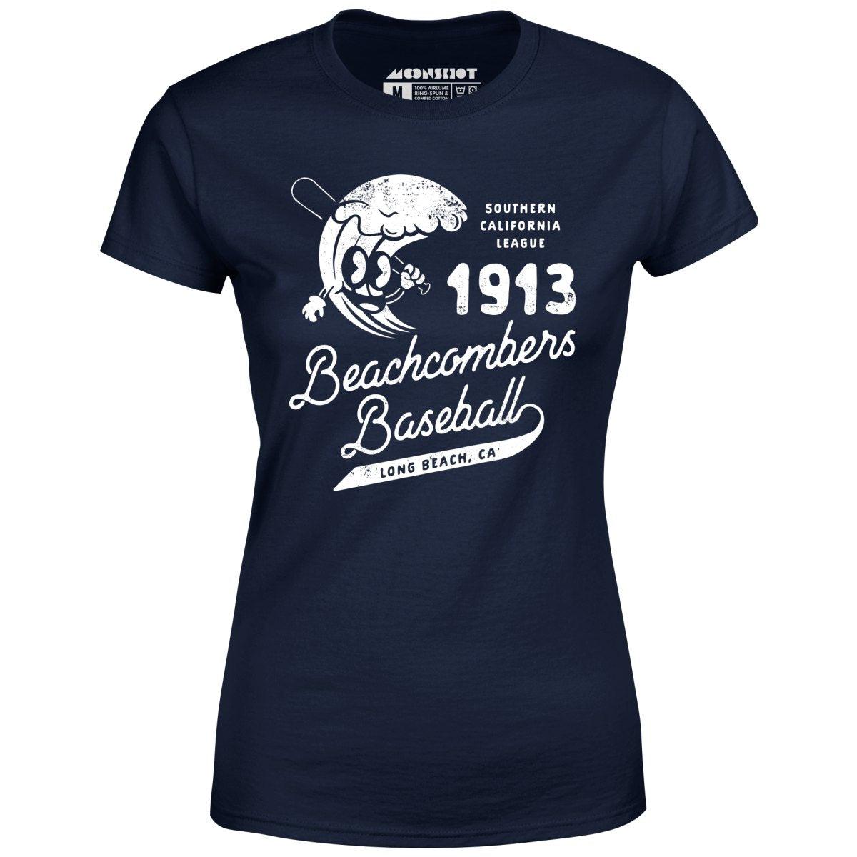 Long Beach Beachcombers - California - Vintage Defunct Baseball Teams - Women's T-Shirt Female Product Image