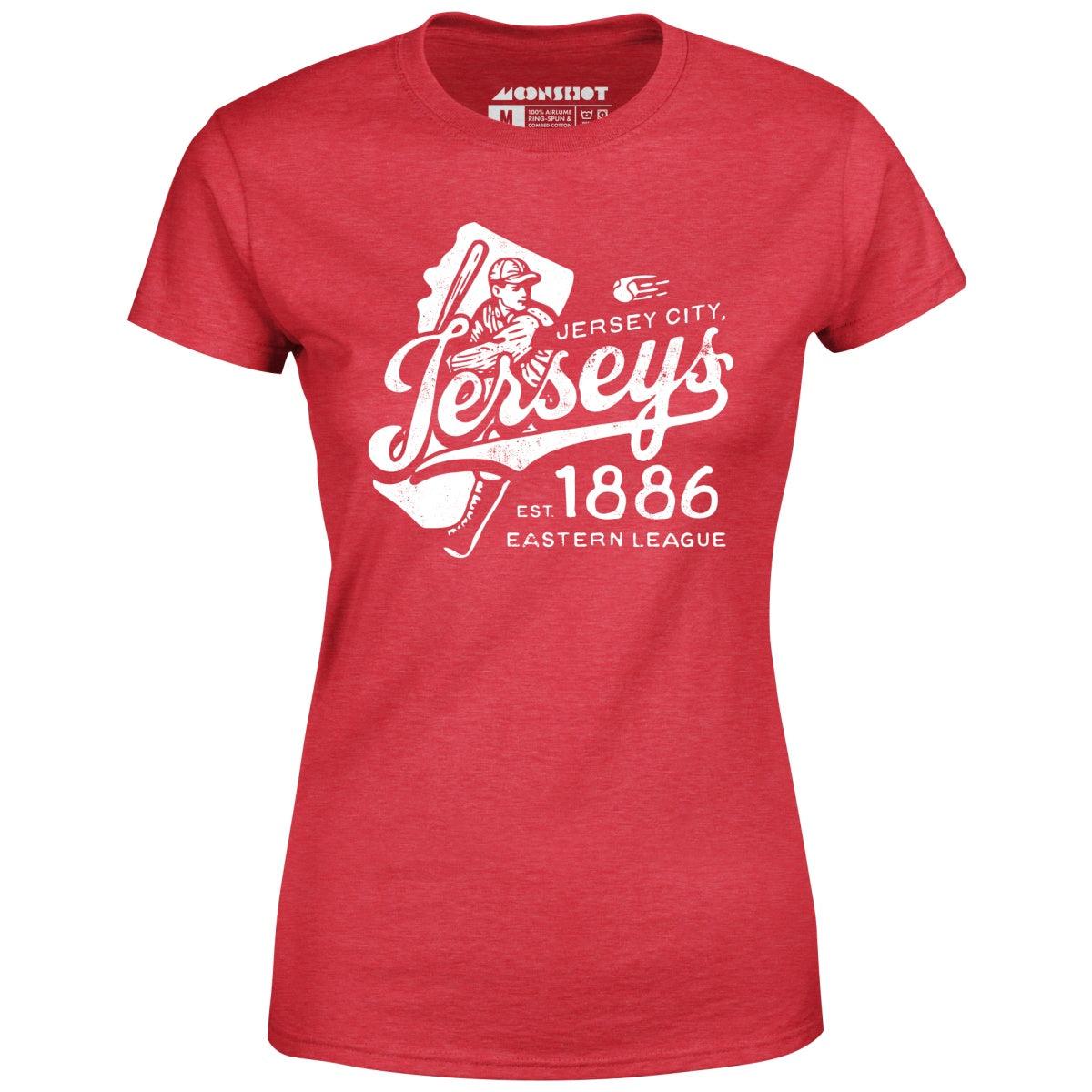 Jersey City Jerseys - New Jersey - Vintage Defunct Baseball Teams - Women's T-Shirt Female Product Image