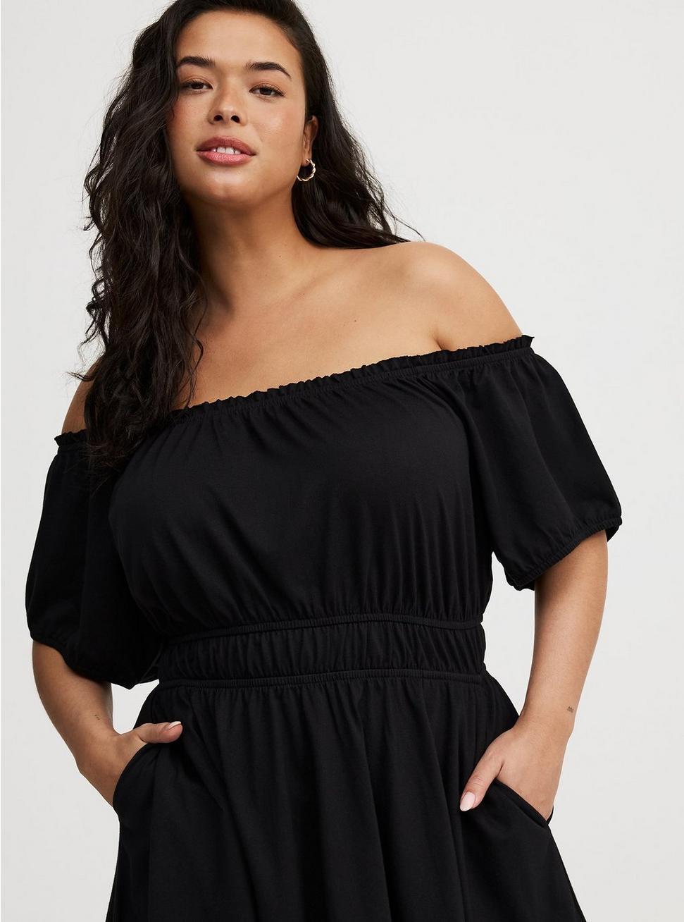 Shirred Bodice Mini Dress Product Image